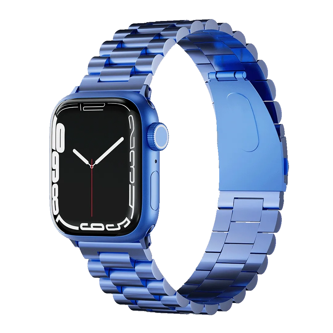 Levelo Daytona Metal Watch Strap Blue