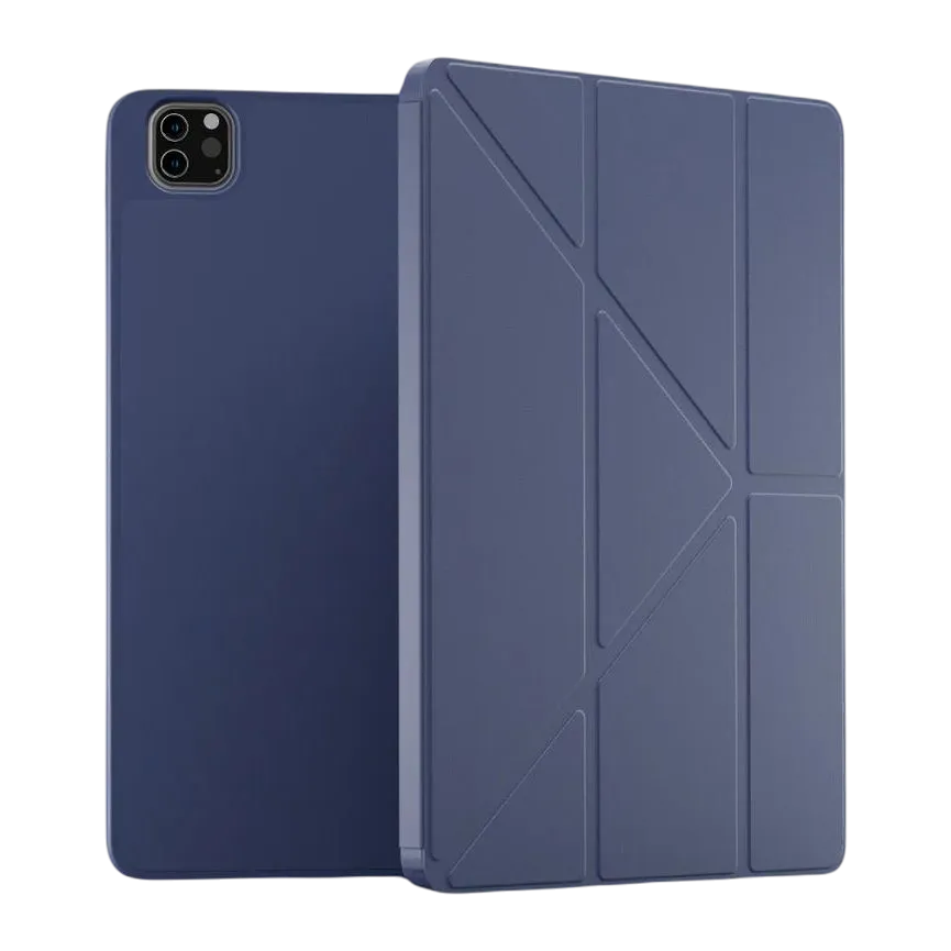 Levelo Elegante Hybrid Leather Case For Ipad Pro 12.9-inch Blue Lvlelgp12bu