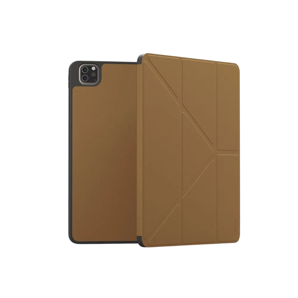 Levelo Elegante Hybrid Leather Magnetic Case For Ipad Pro 11-inch Brown Lvlelgp11br