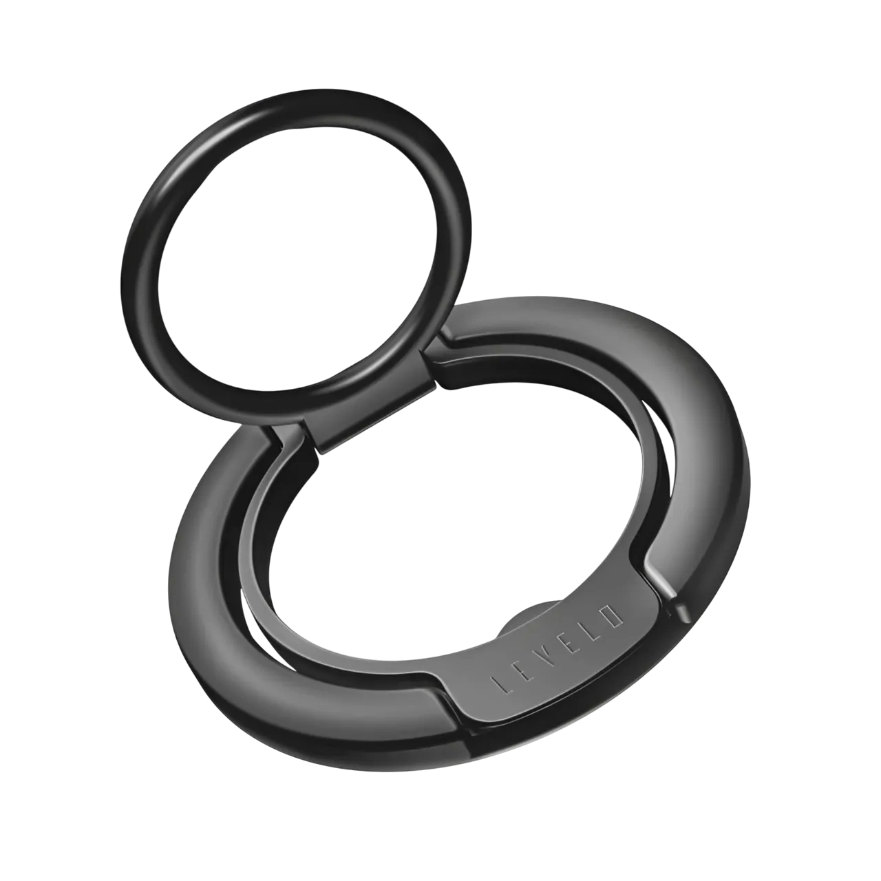 Levelo Luccio 2-in-1 Phone Ring Holder-black Lvll21prhbk