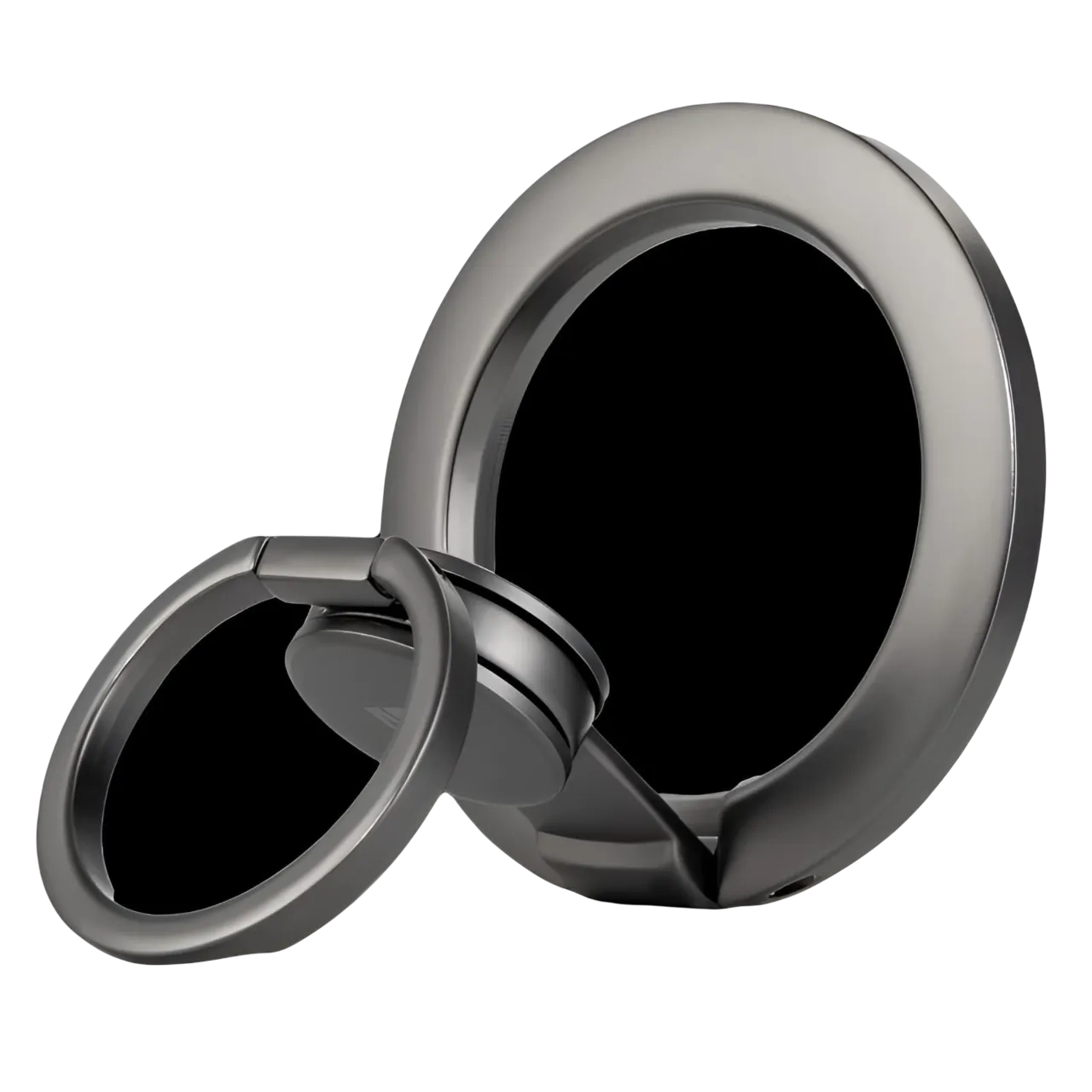 Levelo Spingrip Magnetic Phone Grip Holder With Spinner Black Lvl-spingrip-bk