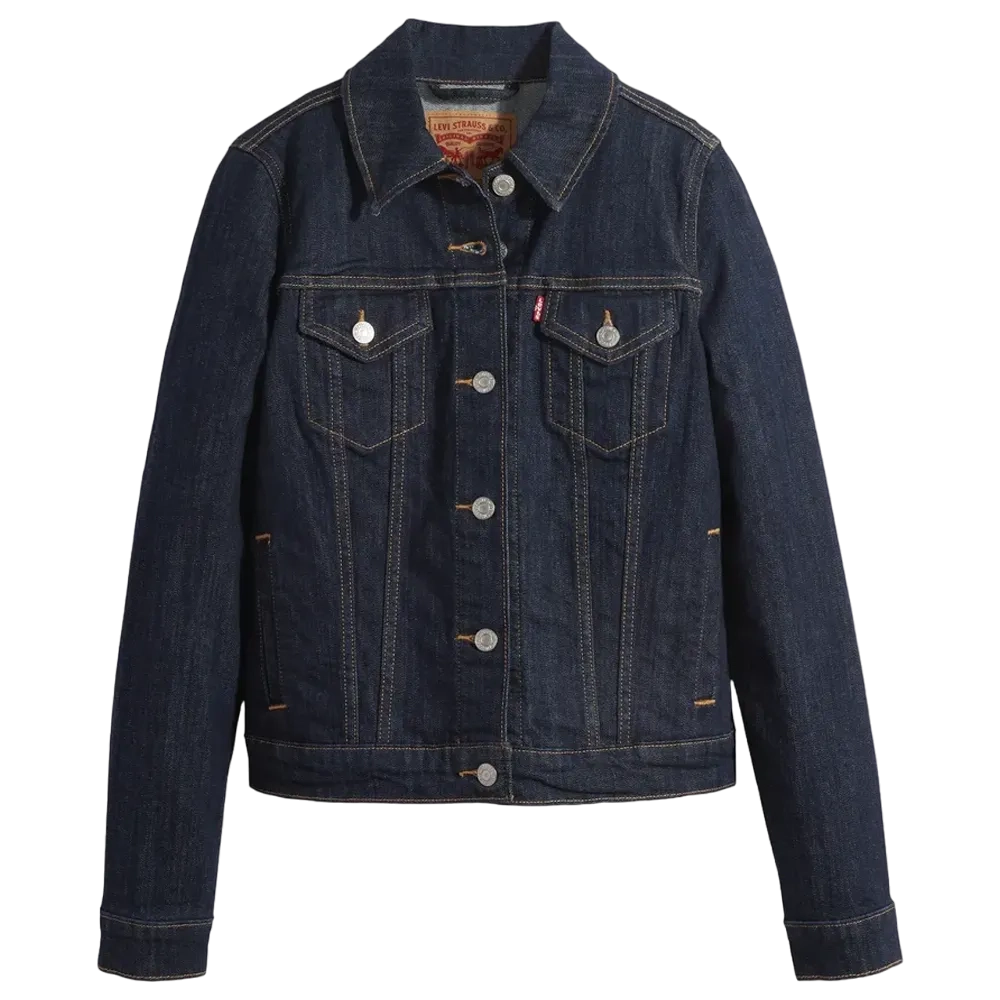 Levi's Women Dress Original Trucker Jacket Blue Size L