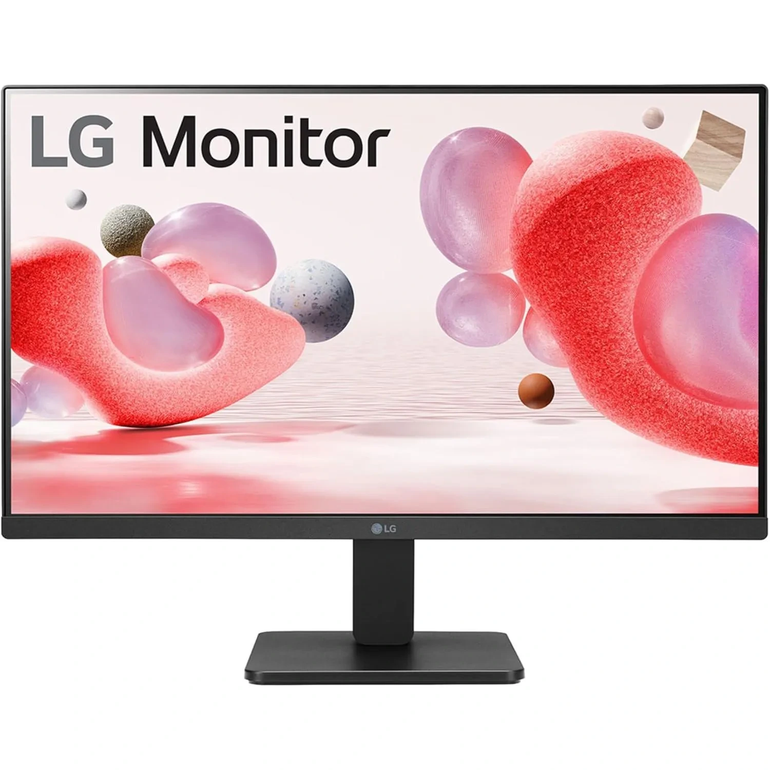 LG 24" 24mr400-b.amaq Ips 3-side Borderless Fhd 100hz Amd 100hz Freesync Monitor, hdmi, Black