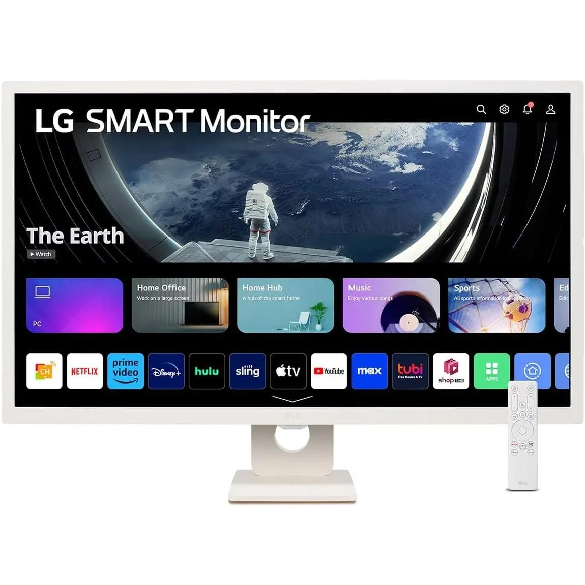 LG 32sr50f 32-inch Smart Fhd Ips Monitor White