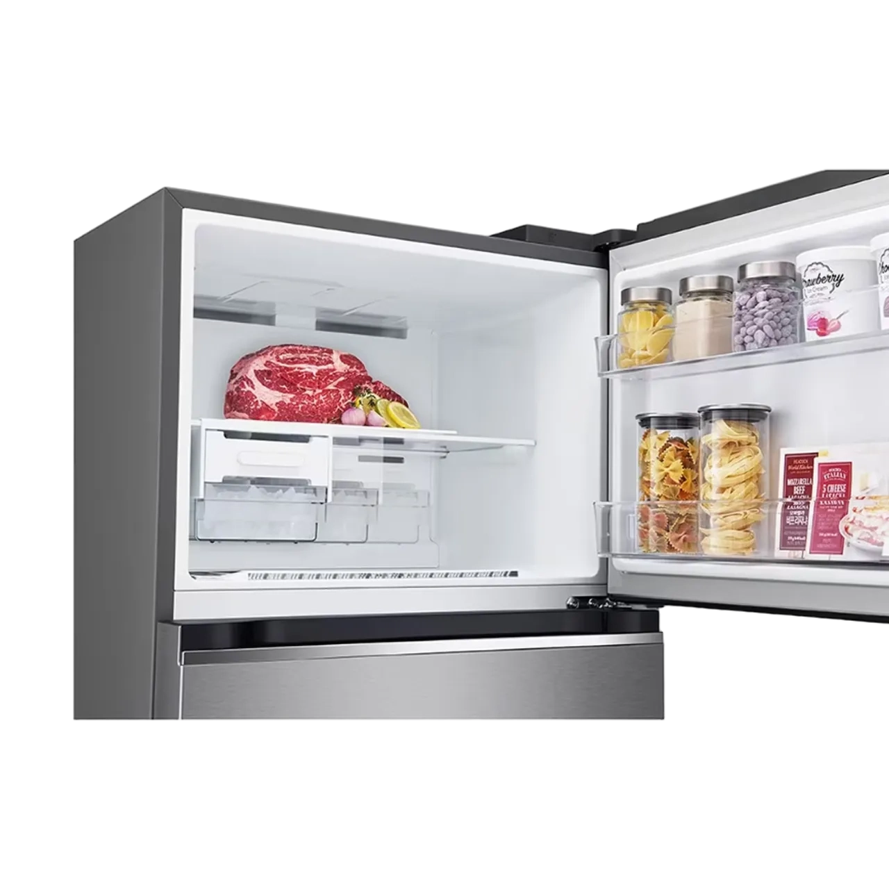 LG 395 Liter Top Mount Smart Inverter Refrigerator Dark Graphite Steel