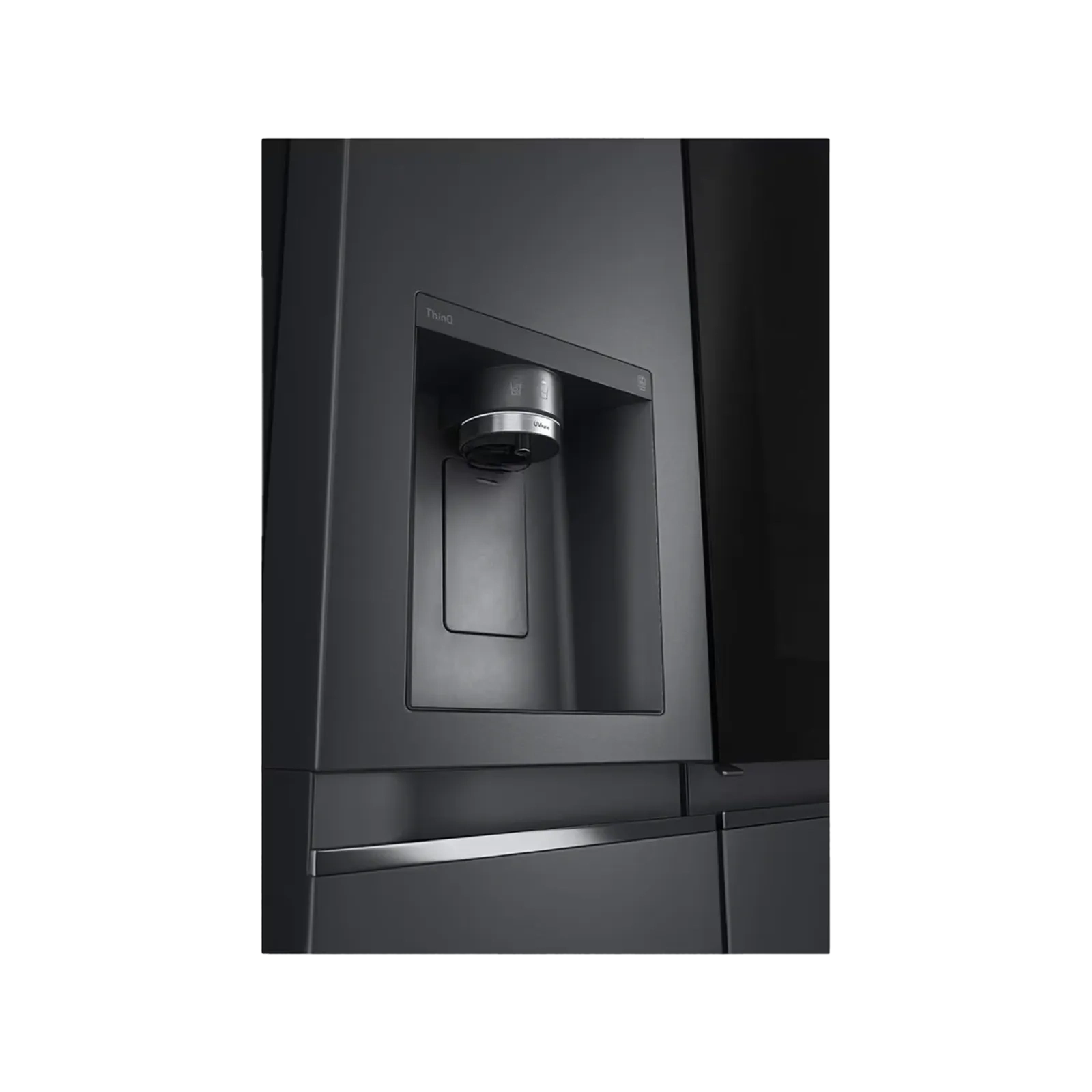 LG Instaview Double Door Fridge, 617L, Black Gr-X267Cqes