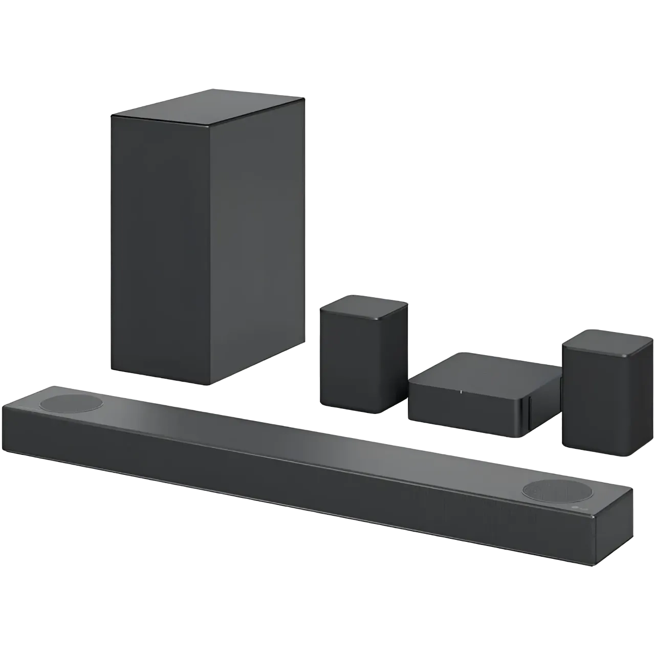 LG S75Qr 5.1.2 Ch High Res Audio Sound Bar With Dolby Atmos And Surround Speakers_Black