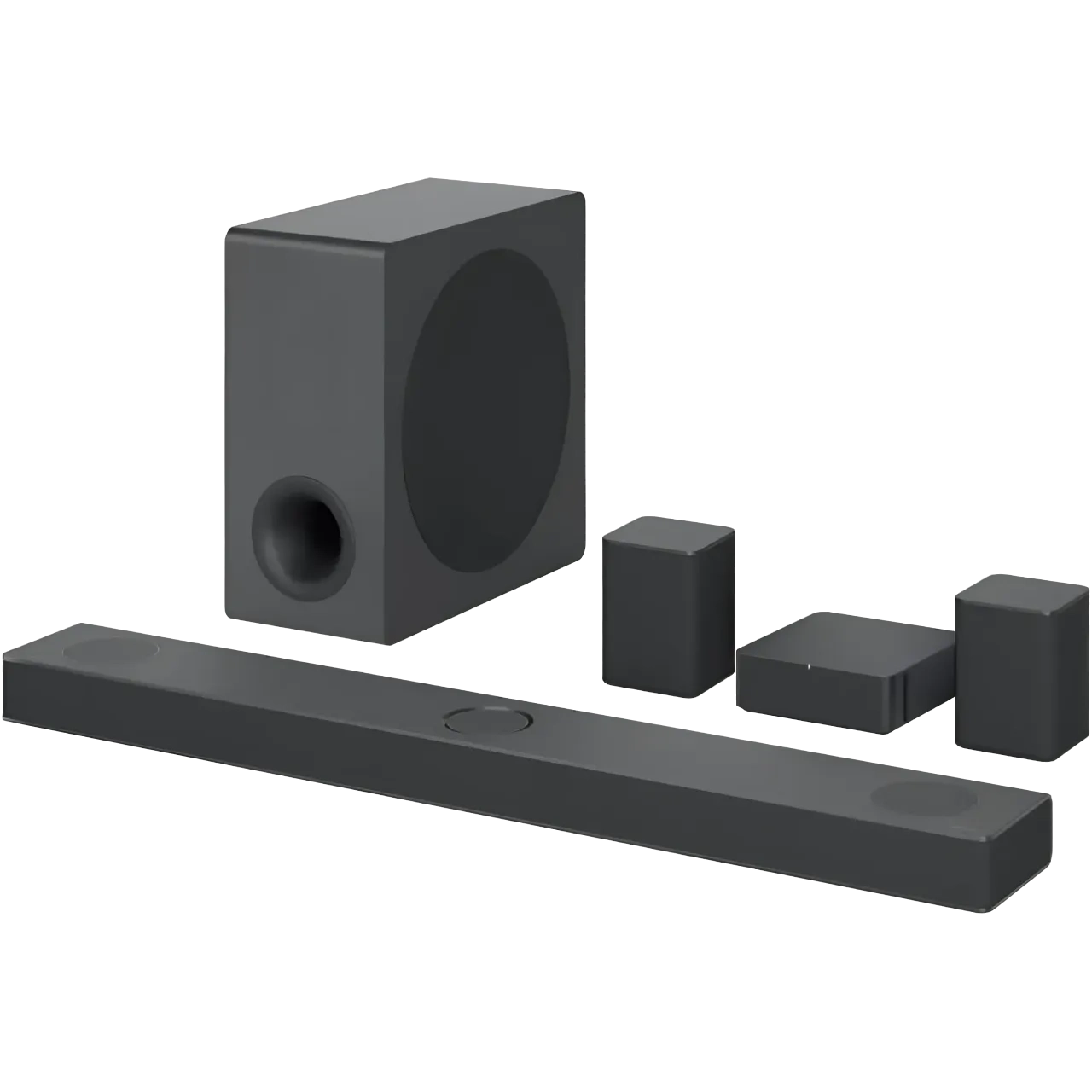 LG S80Qr 5.1.3 Ch High Res Audio Sound Bar With Dolby Atmos And Surround Speakers_Black