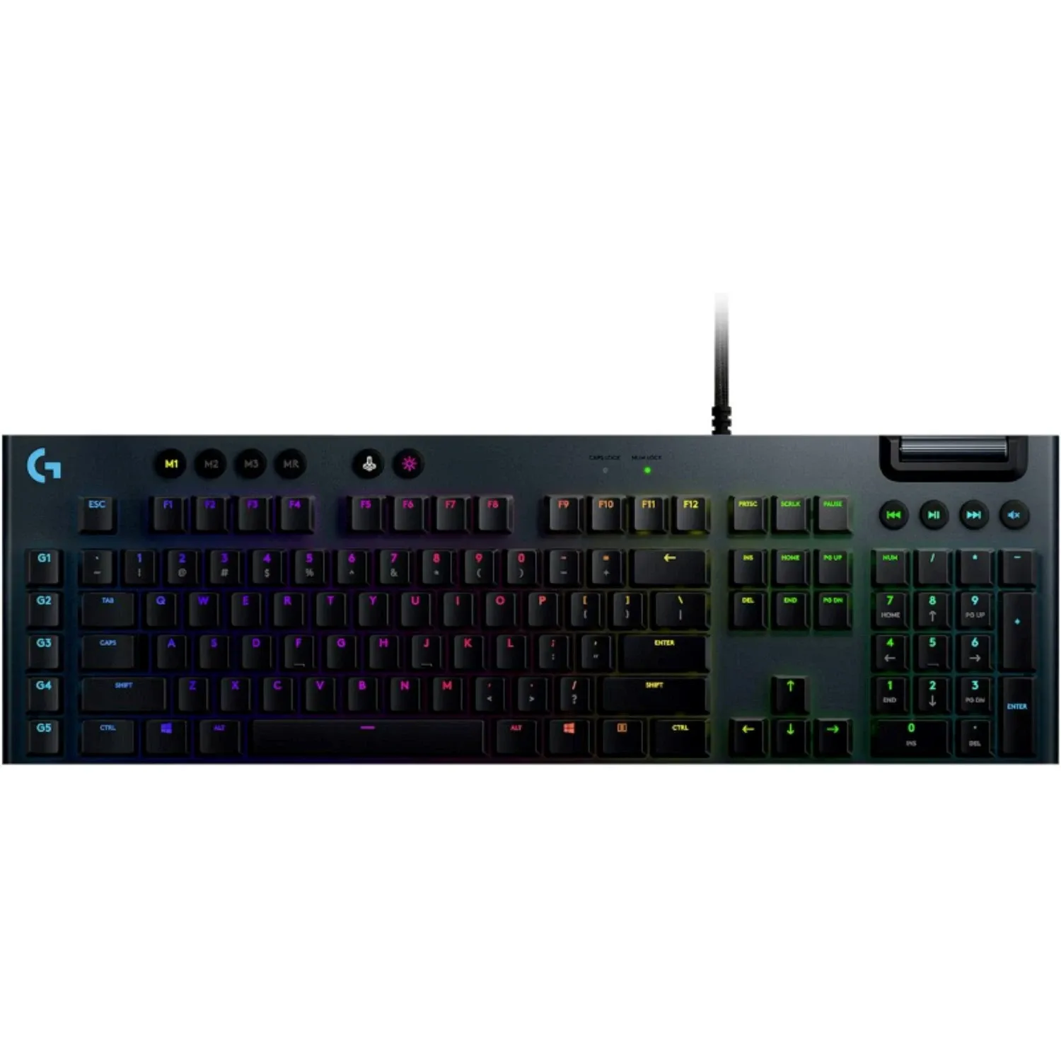Logitech G815 Lightsync Rgb Low Profile Gl Clicky Mechanical Gaming Keyboard Black