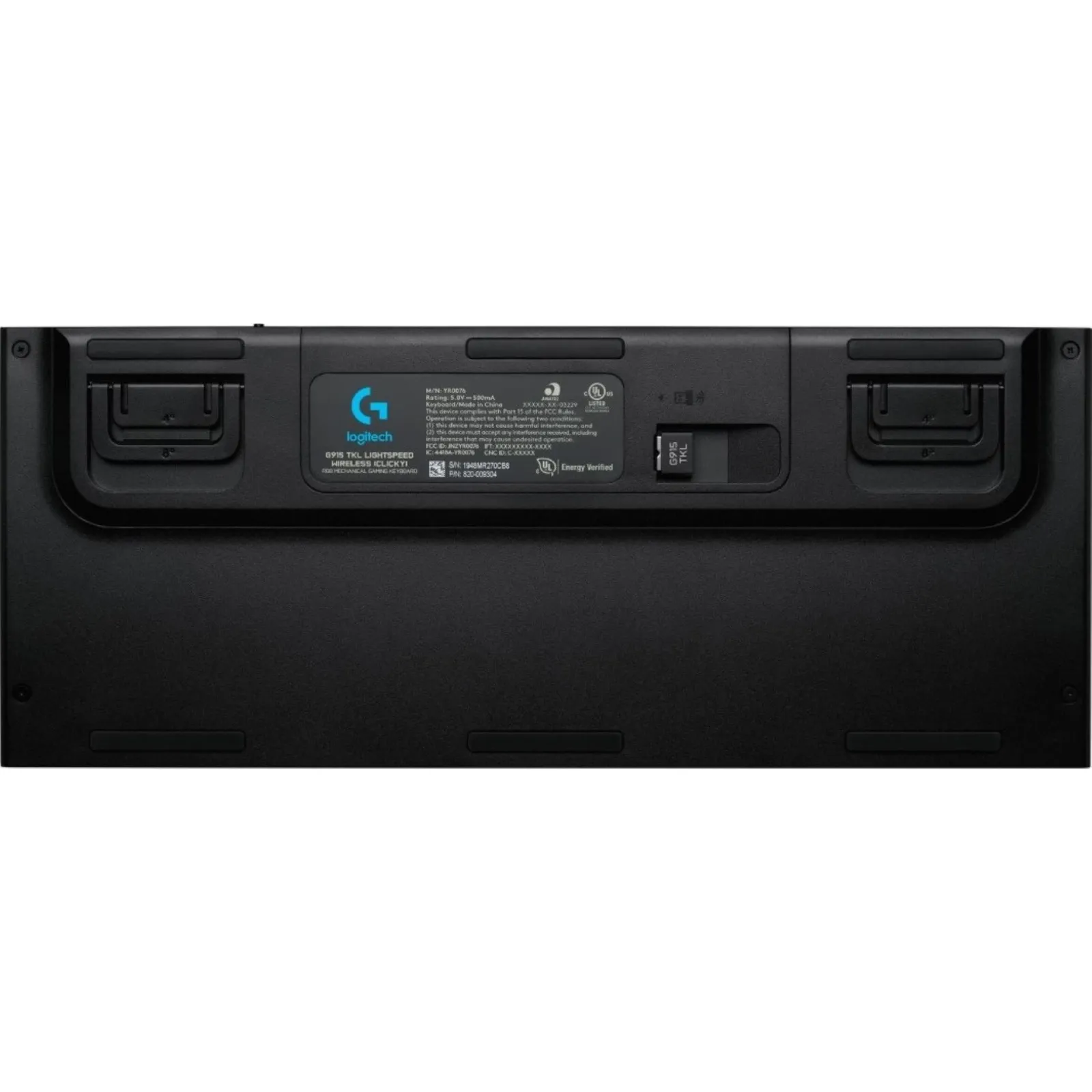 Logitech G915 Tkl Tenkeyless Lightspeed Wireless Rgb Mechanical Gaming Keyboard Carbon Us Intl 2.4ghz/bt Intnl