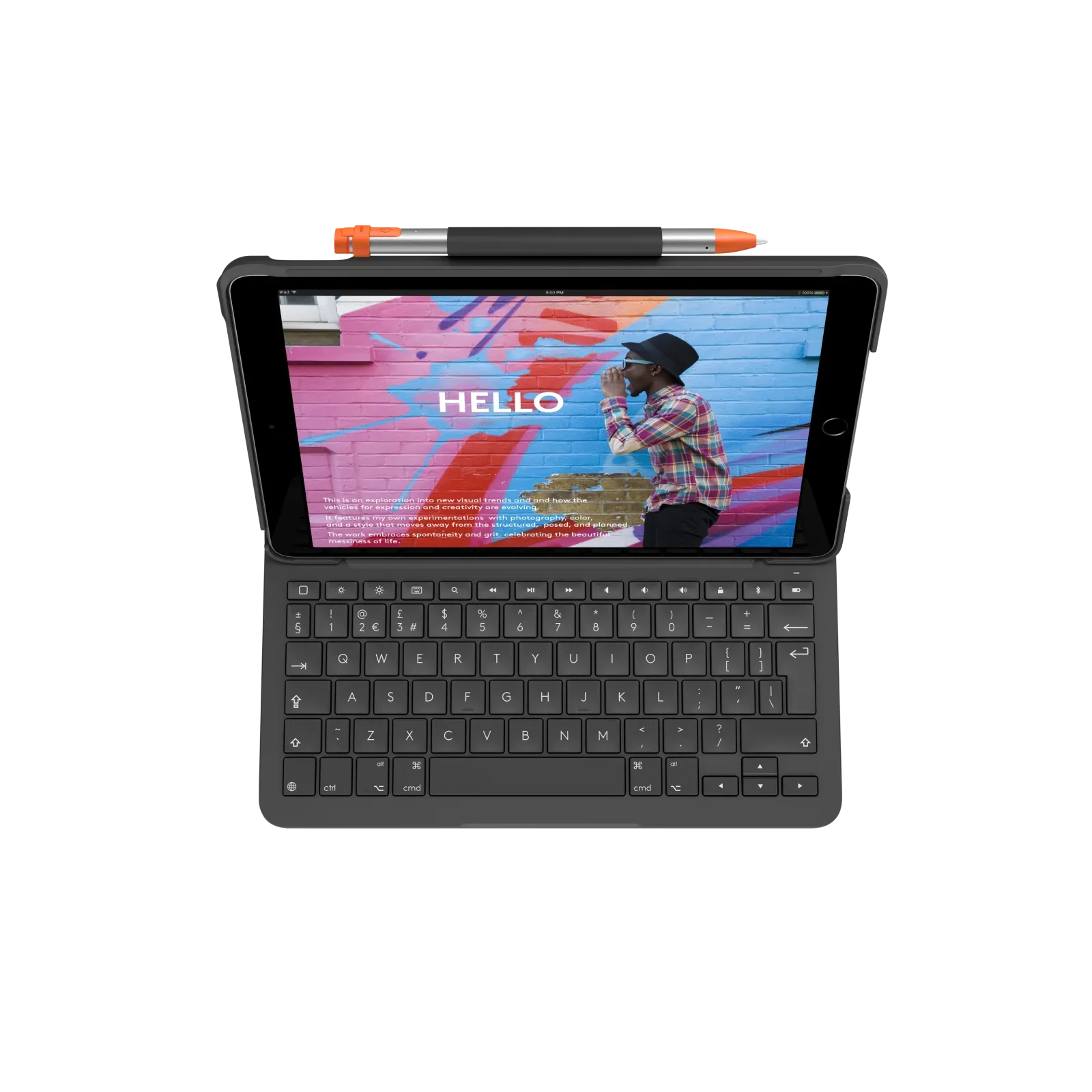 Logitech Slim Folio For Ipad Air 3rd Generation Graphite Keyboard Ara 102 Bt Intl