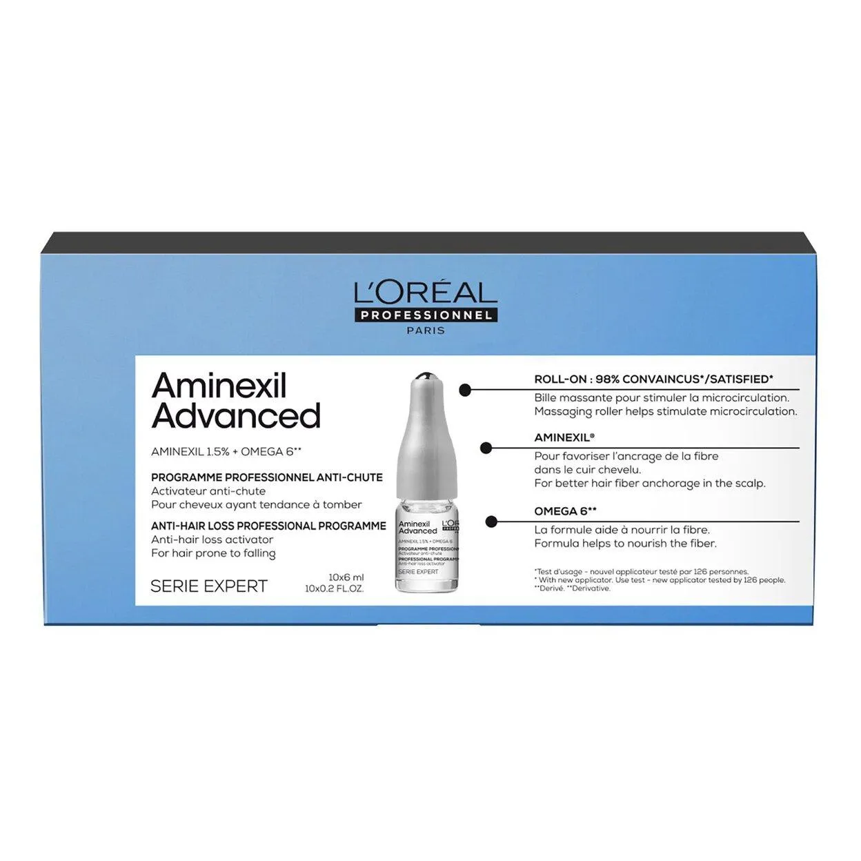 L'Oreal Paris Professionnel Aminexil Advanced Anti-hair Loss Programme For Hair Prone To Falling 10x6ml