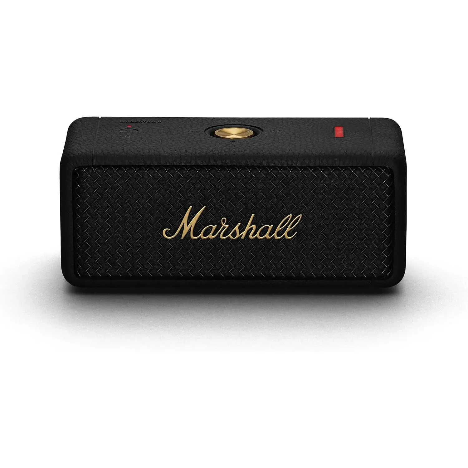 MARSHALL Emberton Ii Portable Bluetooth Speakers - Water Resistant Wireless Speakers Portable Speaker 30+ Hour Of Playtime, Black And Brass