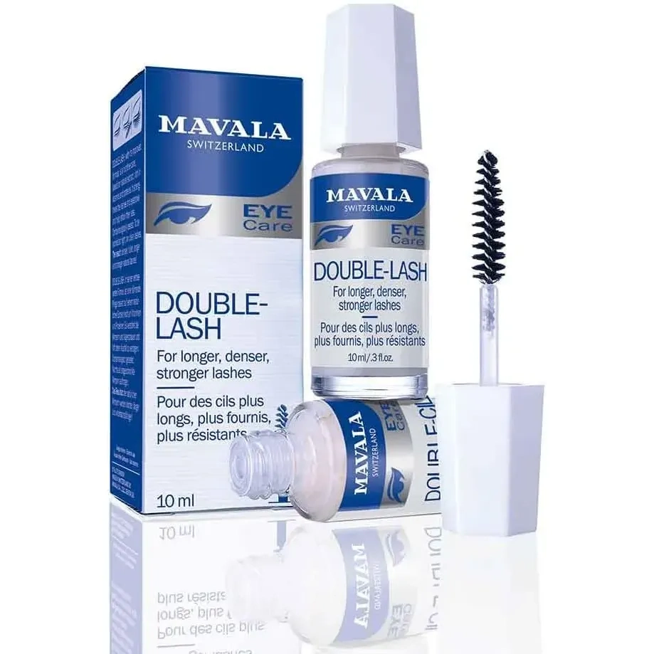 Mavala Switzerland Double Lash Eye Care Serum For Stronger And Thicker Eye Lashes, 10 Ml