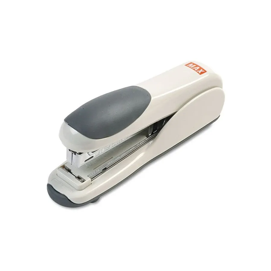 Max Flat Clinch Full Strip Stapler Grey