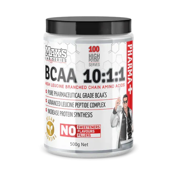 Max's Bcaa's 10:1:1 No Sweeteners Flavours Fillers 500 G