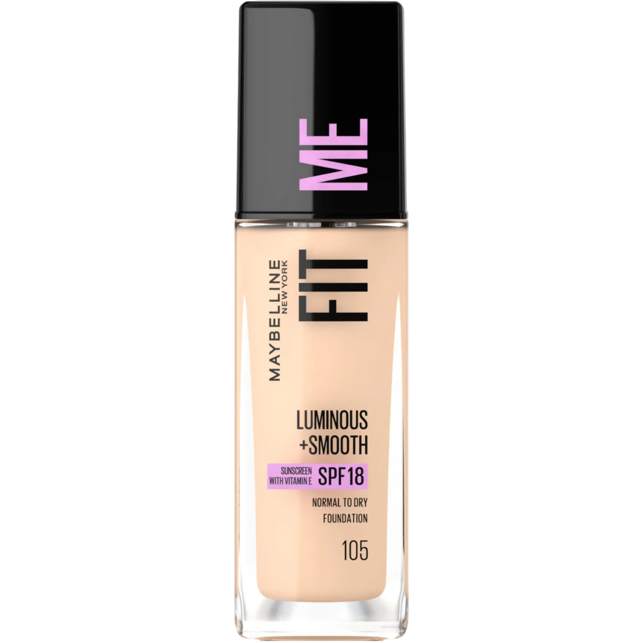 Maybelline New York Fit Me Foundation 105 Natural Ivory 30Ml