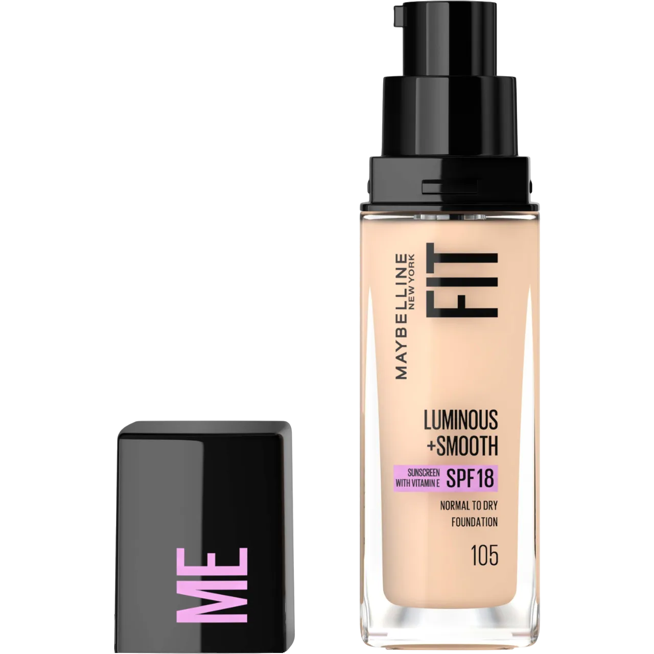 Maybelline New York Fit Me Foundation 105 Natural Ivory 30Ml