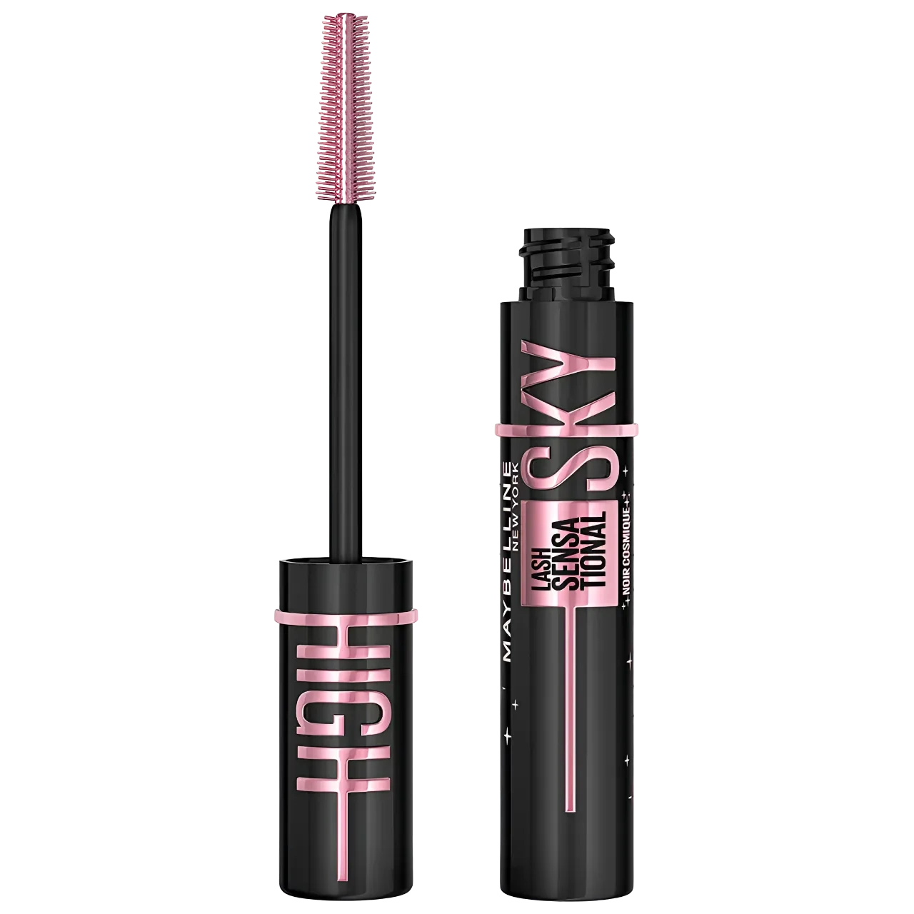 Maybelline New York Lash Sensational Sky High Washable Mascara Makeup, Cosmic Black