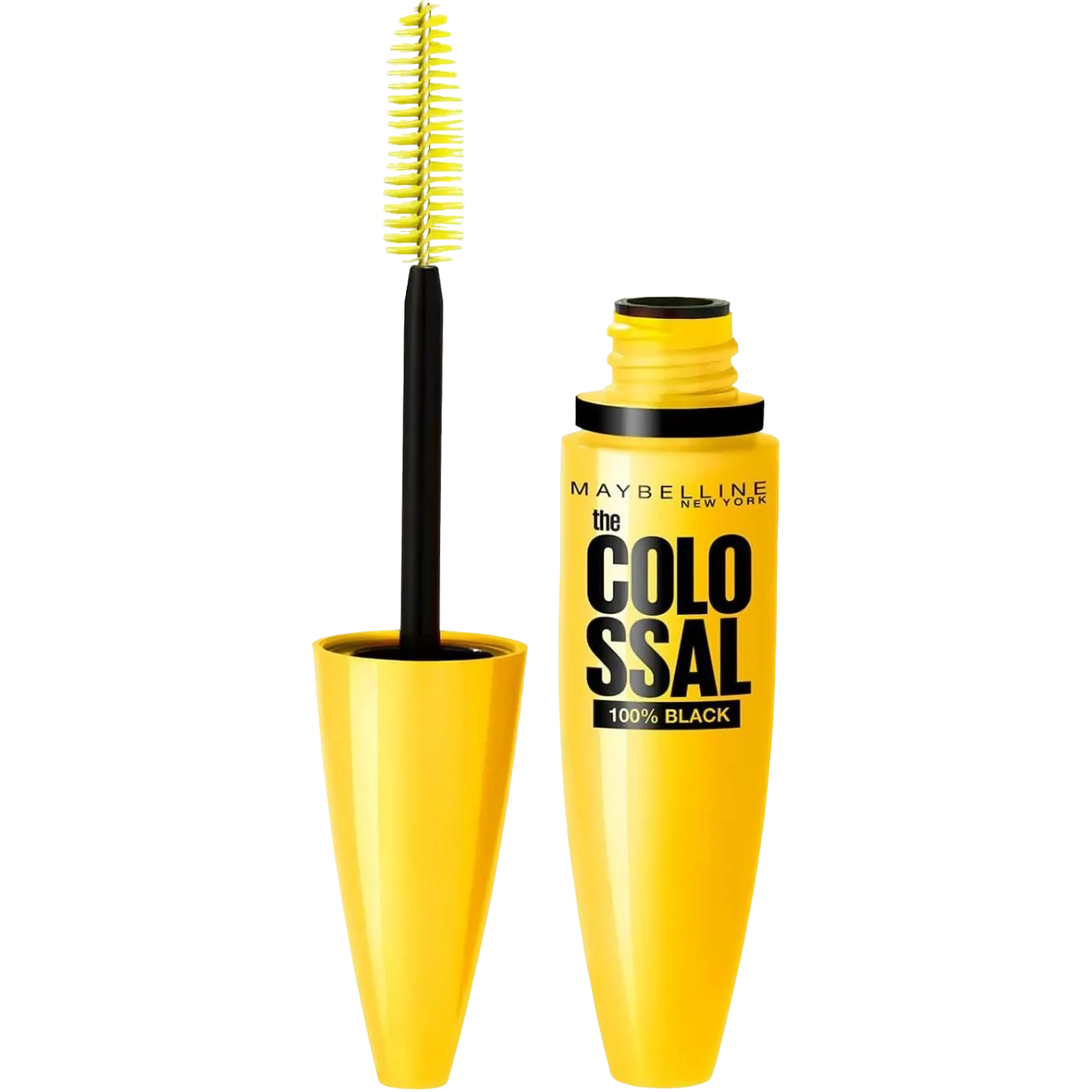 Maybelline New York Volum' Express Colossal 100% Black, 02 Extra Black