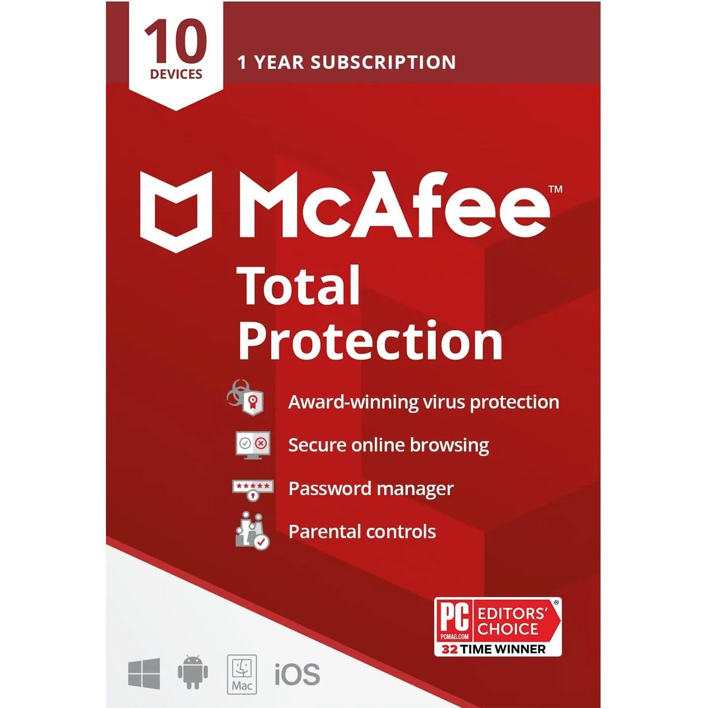 McAfee Total Protection 10 Devices