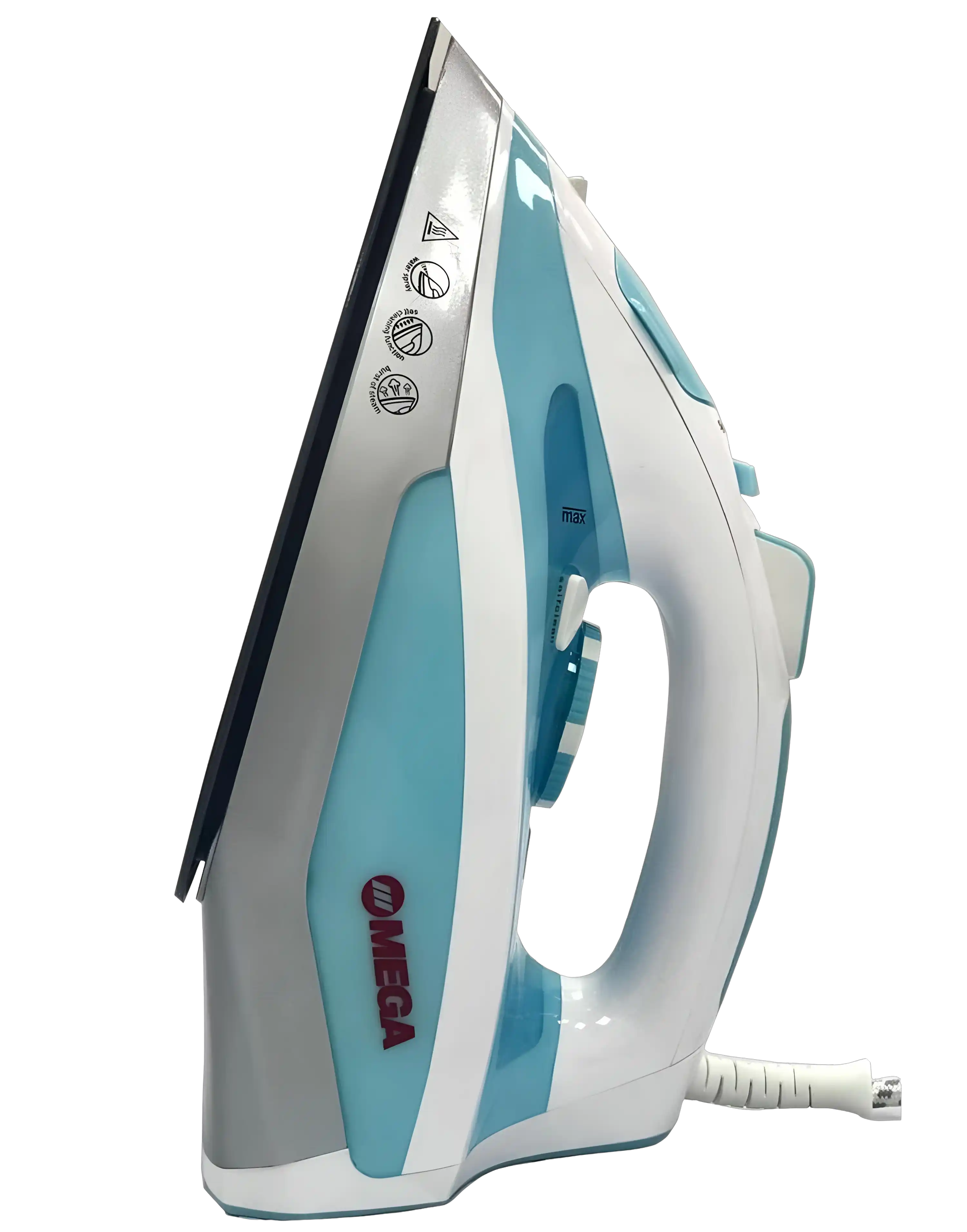 Mega Msi-263 Steam Iron 2000 W 300 Ml Multicolour