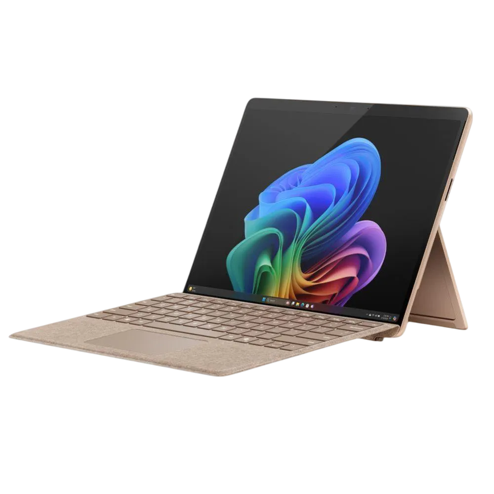 Microsoft Surface Pro Copilot+ Qualcomm Snapdragon X Plus 16 Gb Ram 512 Gb Ssd Qualcomm Adreno Gpu 13-inch Windows 11 Home Dune Keyboard Cover Arabic/ English Zhy-00053+tyc
