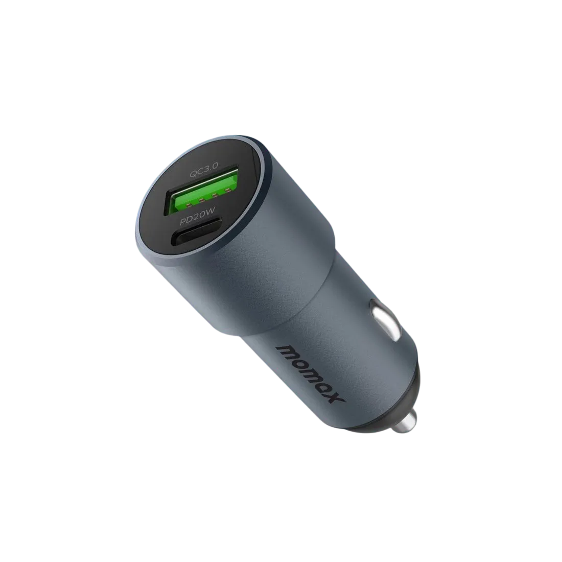 Momax 38w Dual-port Car Charger Space Grey Uc15e
