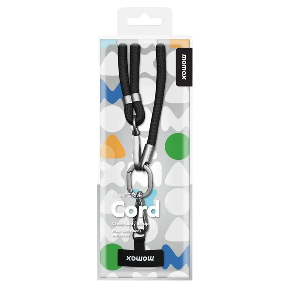 Momax Lanyard For Phone Black Sr39d