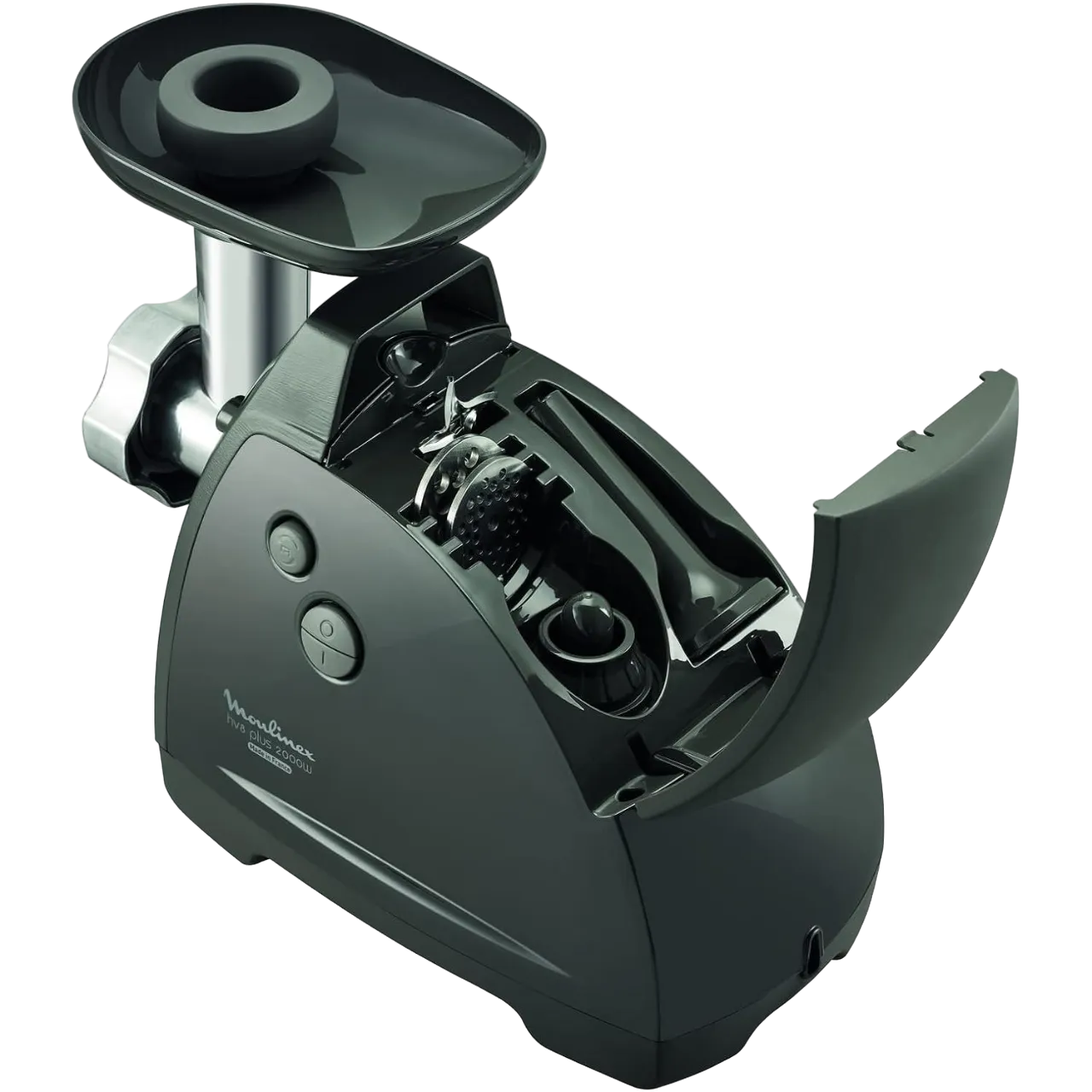 Moulinex Hv8 Plus 4in1 Meat Mincer 2000 Watts Plastic, Steel Black Me682827