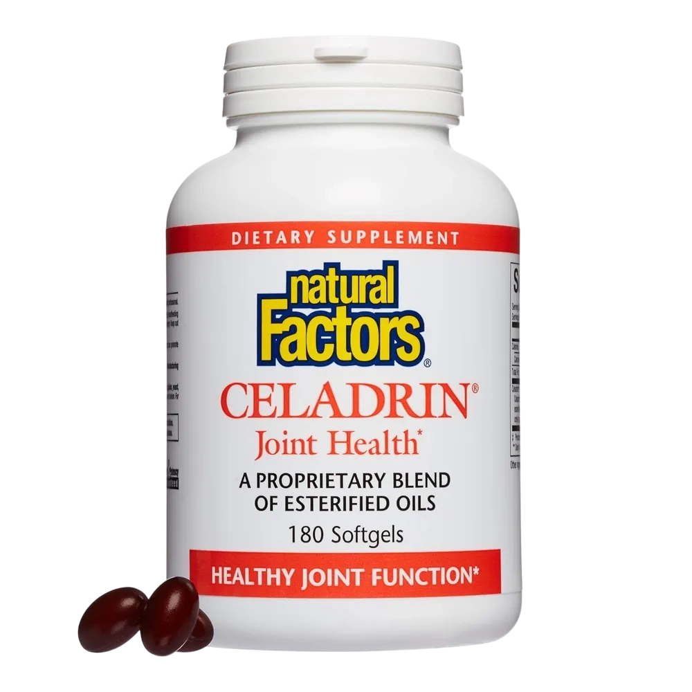 Natural Factors Celadrin Joint Health, Promotes Flexibility, Mobility And Joint Function, 180 Softgels