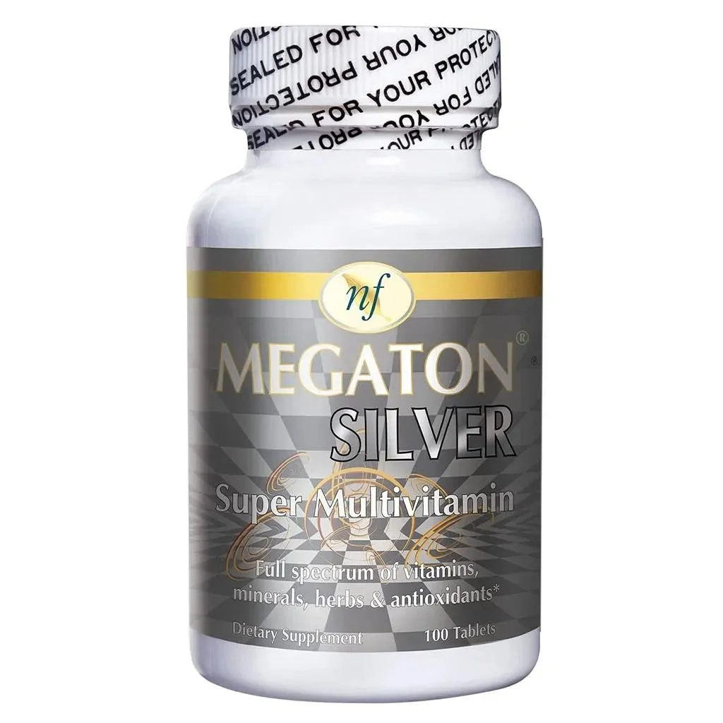 Natural Fervor Megaton Silver Super Multivitamin Tablets For Men, Pack Of 100's