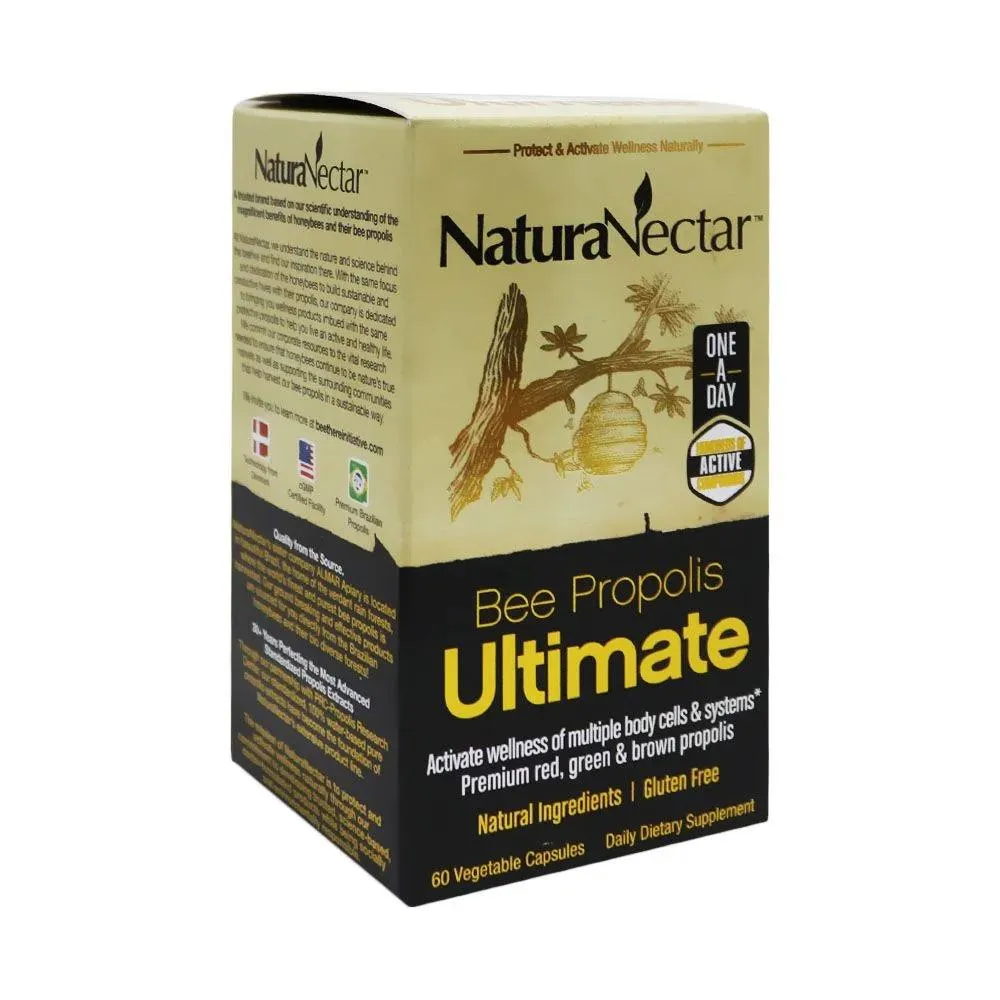 Naturanectar Bee Propolis Ultimate Vegetable Capsules 60's