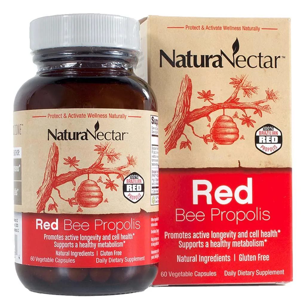 Naturanectar Red Bee Vegetable Capsule For Metabolism Support, Pack Of 60's