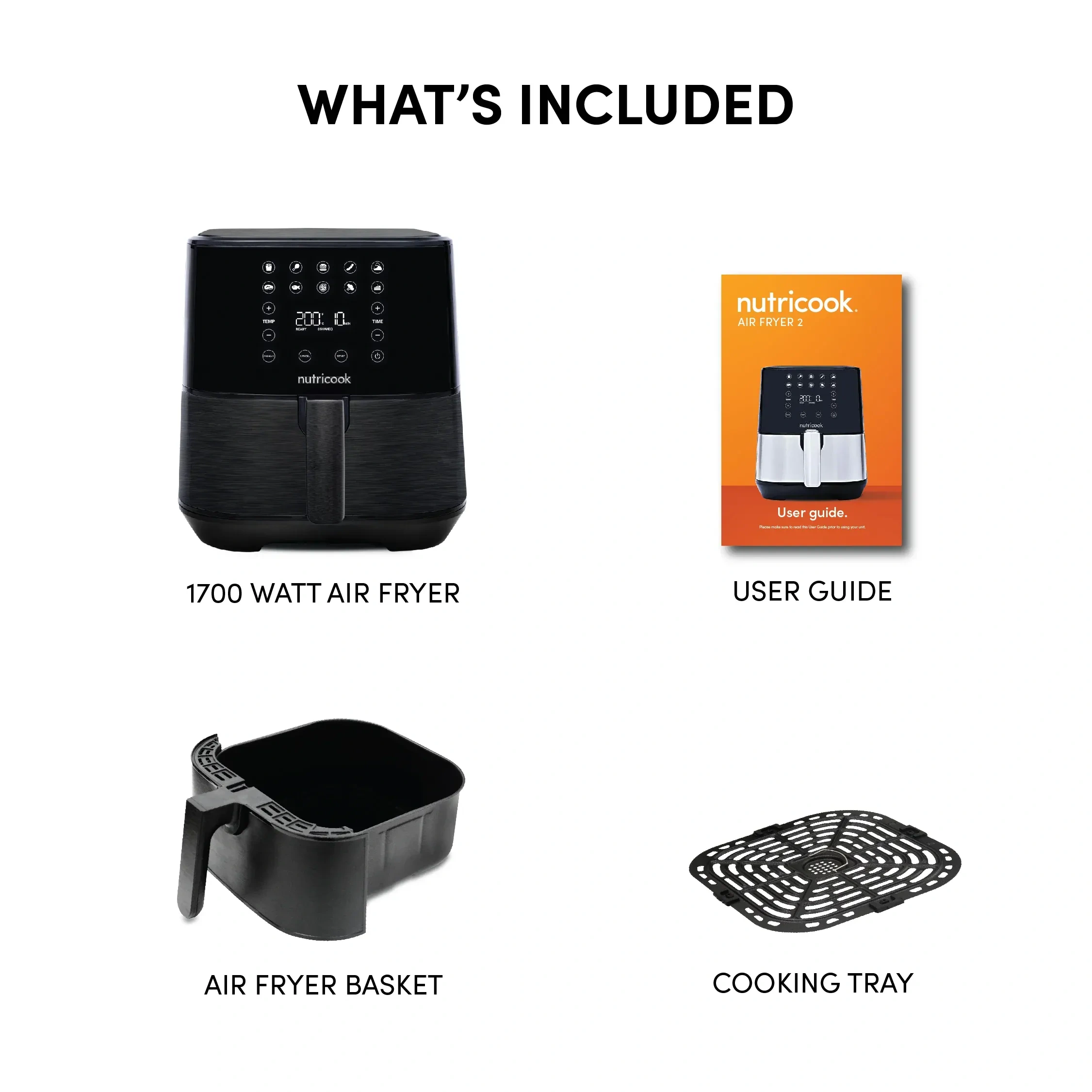Nutricook Air Fryer 2 5.5L - Black