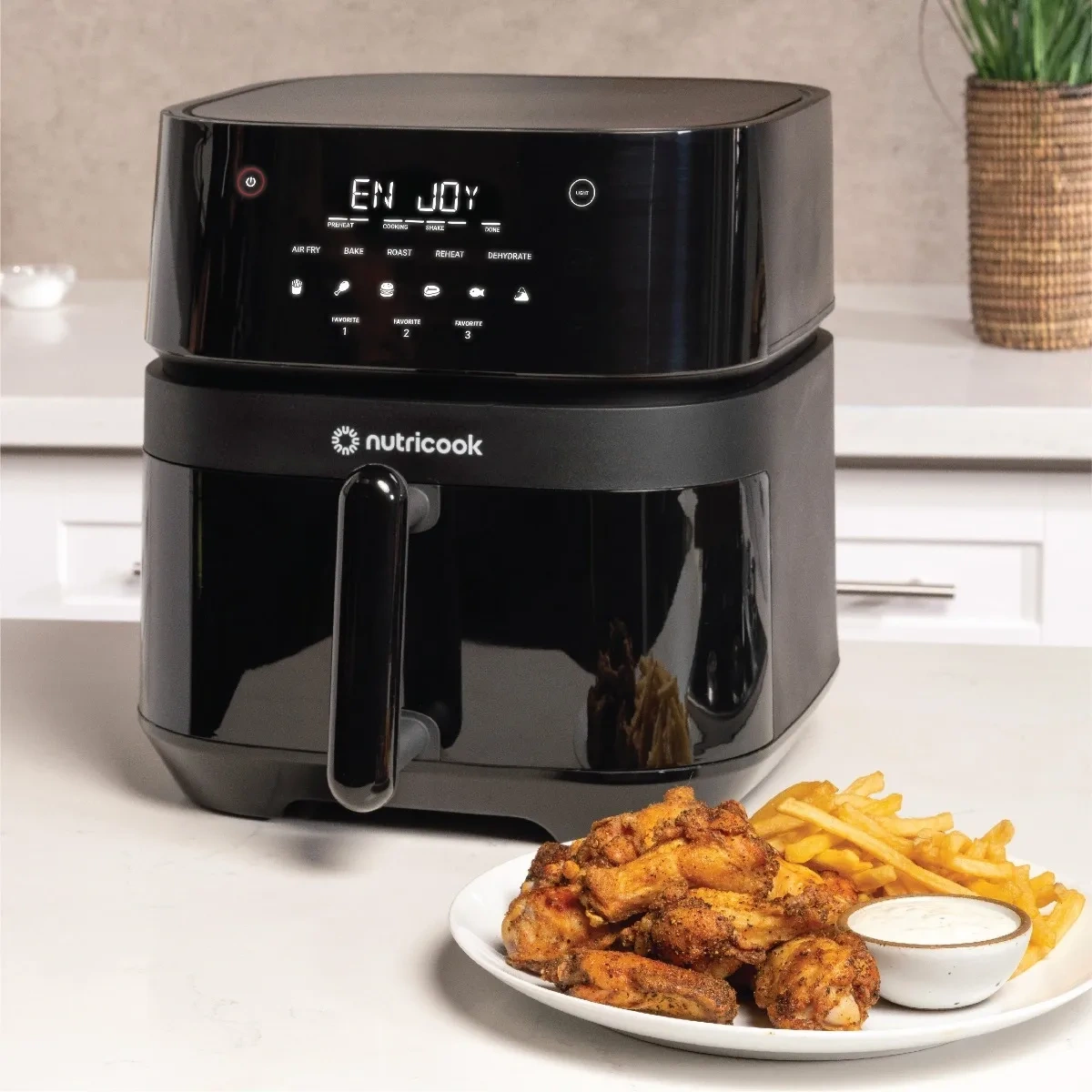 Nutricook Air Fryer Vision 5.7L - Black