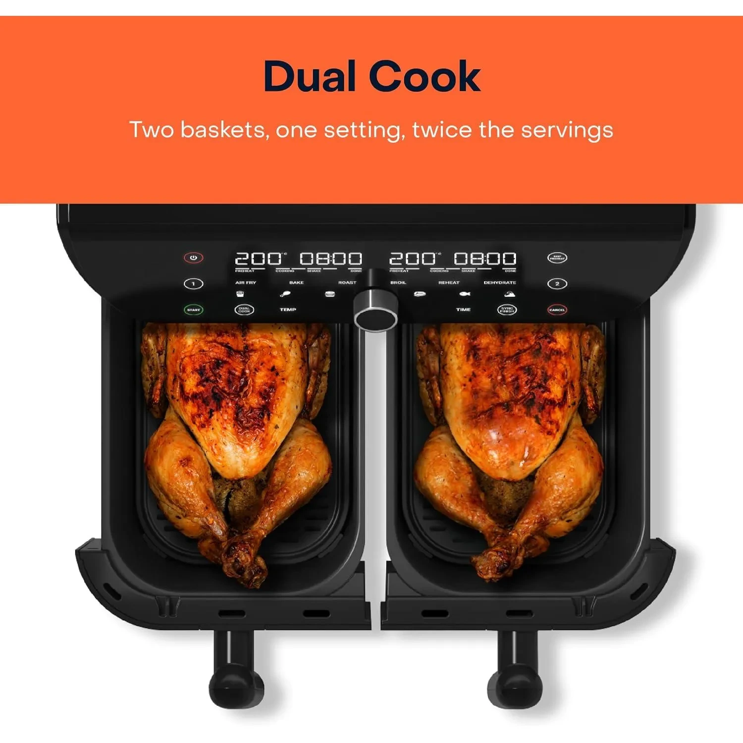 Nutricook Air Fryer Duo 2 Non Vision 8.5L