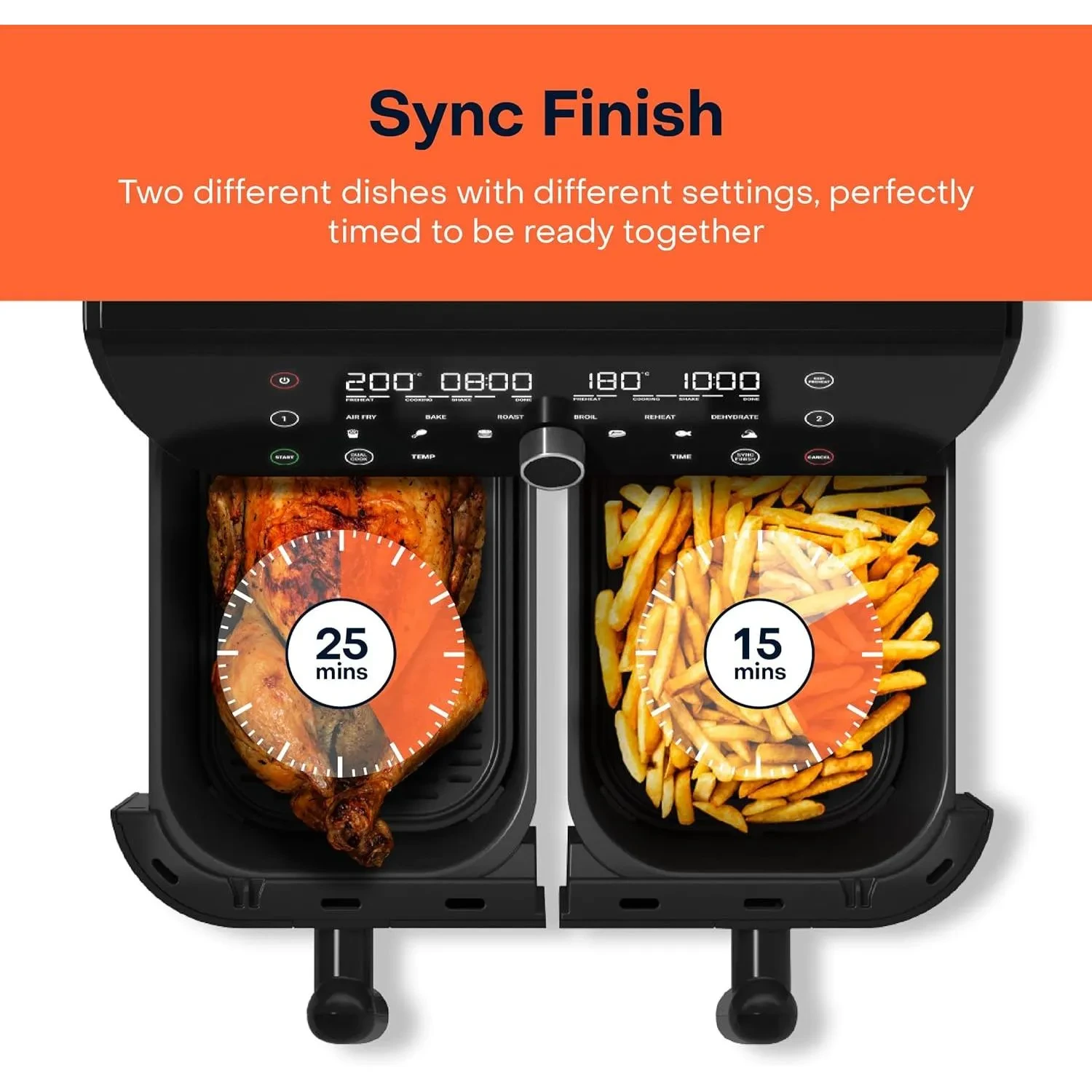 Nutricook Air Fryer Duo 2 Non Vision 8.5L