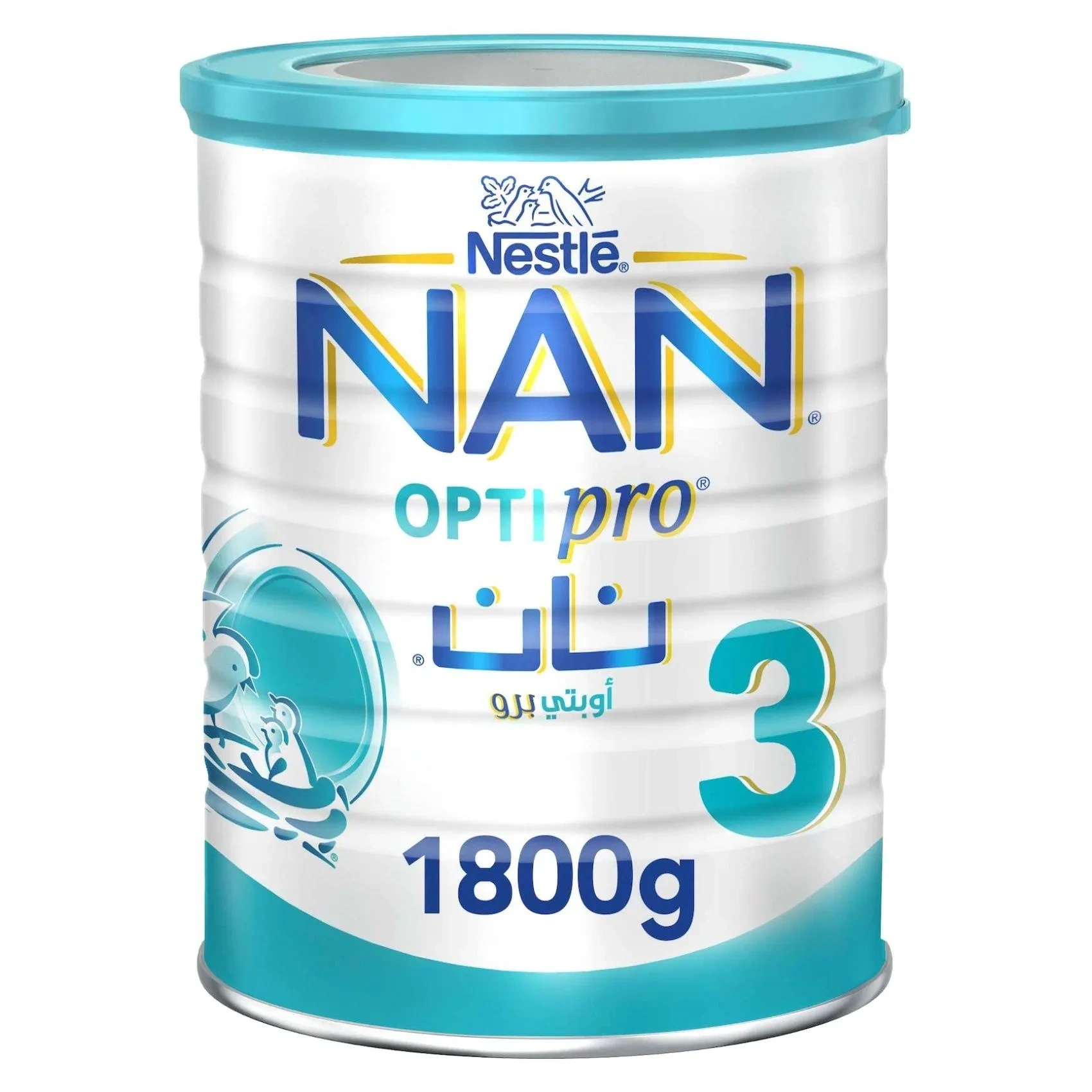 Nestlé Nan Optipro 3 Growing Up Milk From 1 To 3 Years With 2’fl And Bl Probiotic 1800g