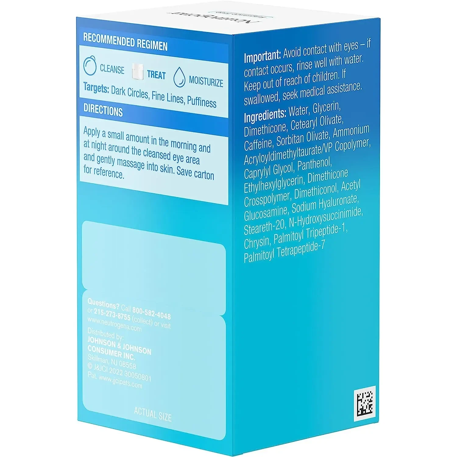 Neutrogena Hydro Boost + Eye Cream 0.5 Oz