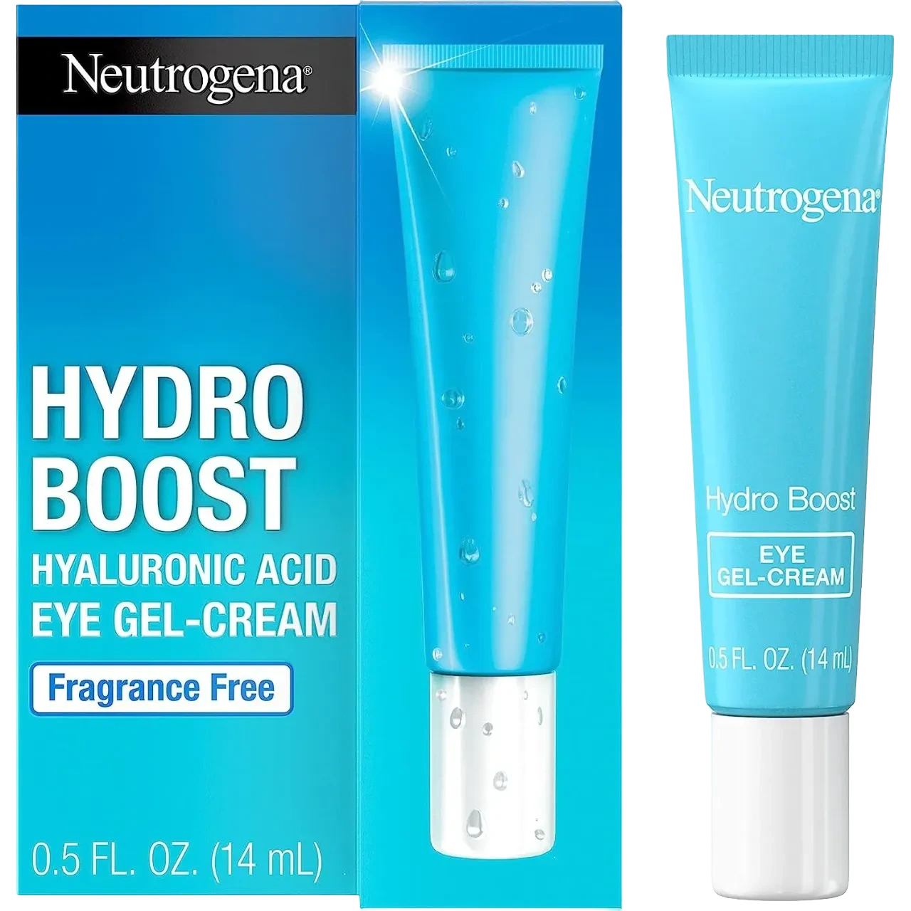 Neutrogena Hydro Boost Eye Cream,Under-Eye Moisturizer With Hyaluronic Acid,Non-Comedogenic,0.5 Oz