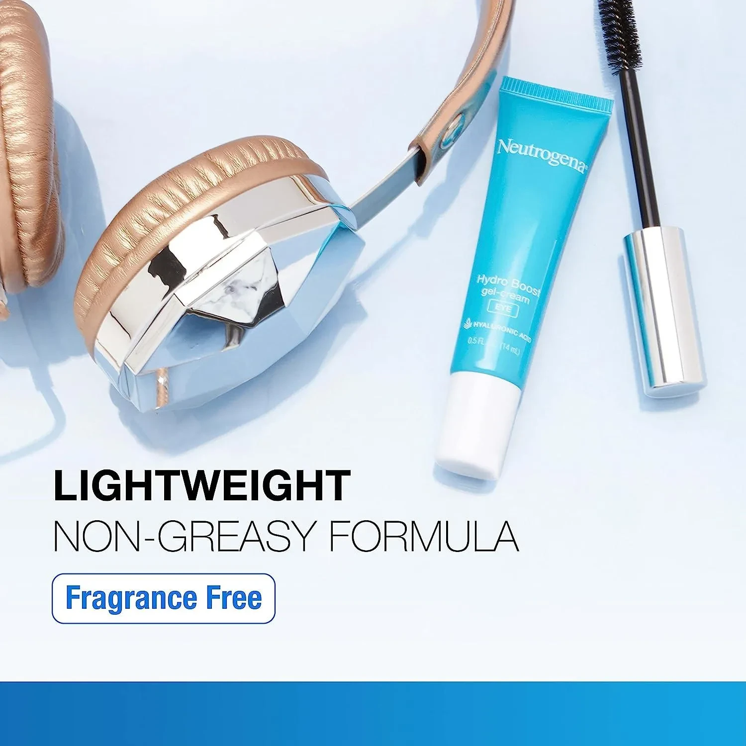 Neutrogena Hydro Boost Eye Cream,Under-Eye Moisturizer With Hyaluronic Acid,Non-Comedogenic,0.5 Oz