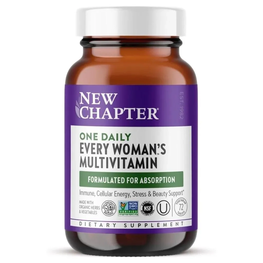New Chapter Every Woman's One Daily Multivitamin Tablets, Pack Of 72's