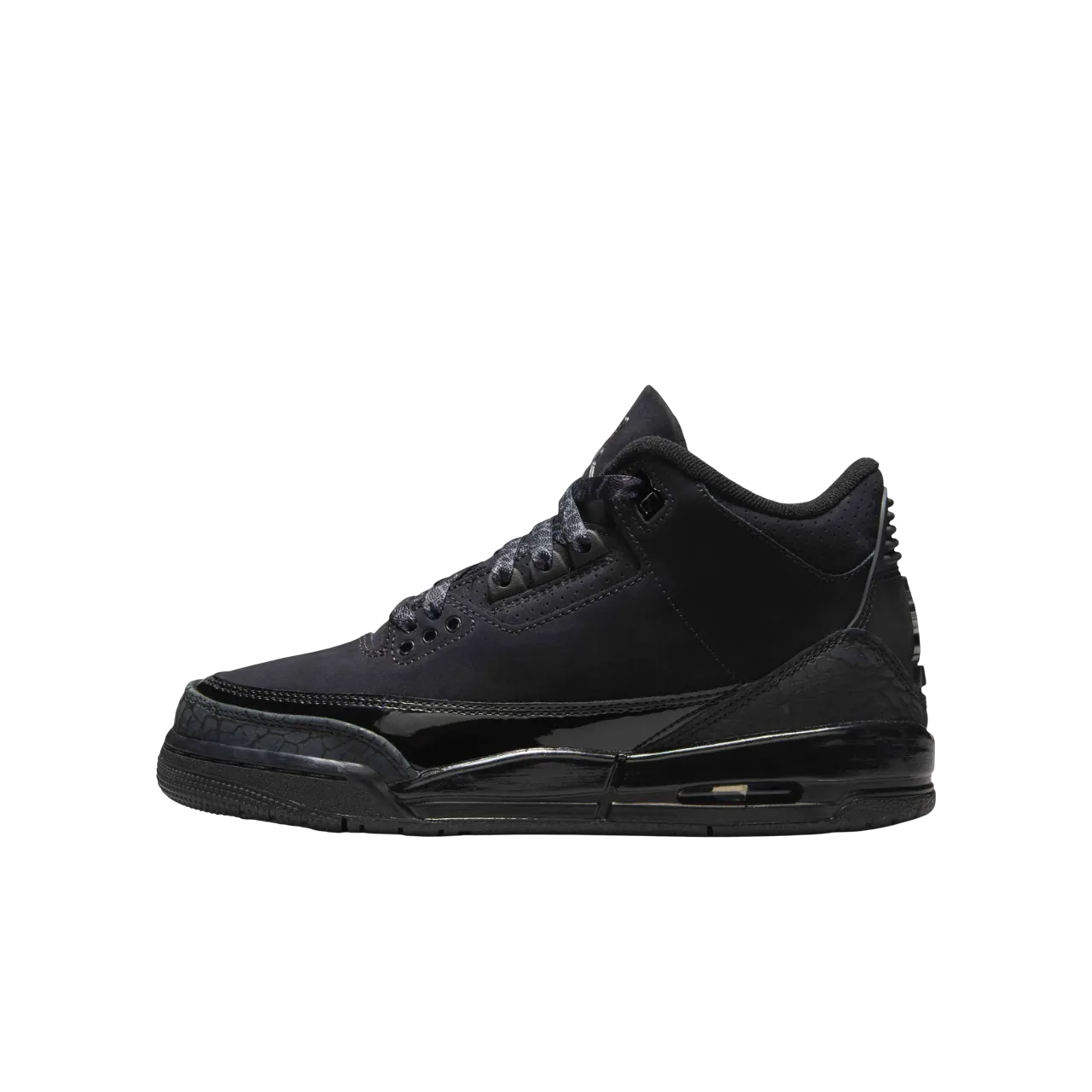 Nike Air Jordan 3 Black Cat Older Kids' Shoes Dm0967-001 Size 36
