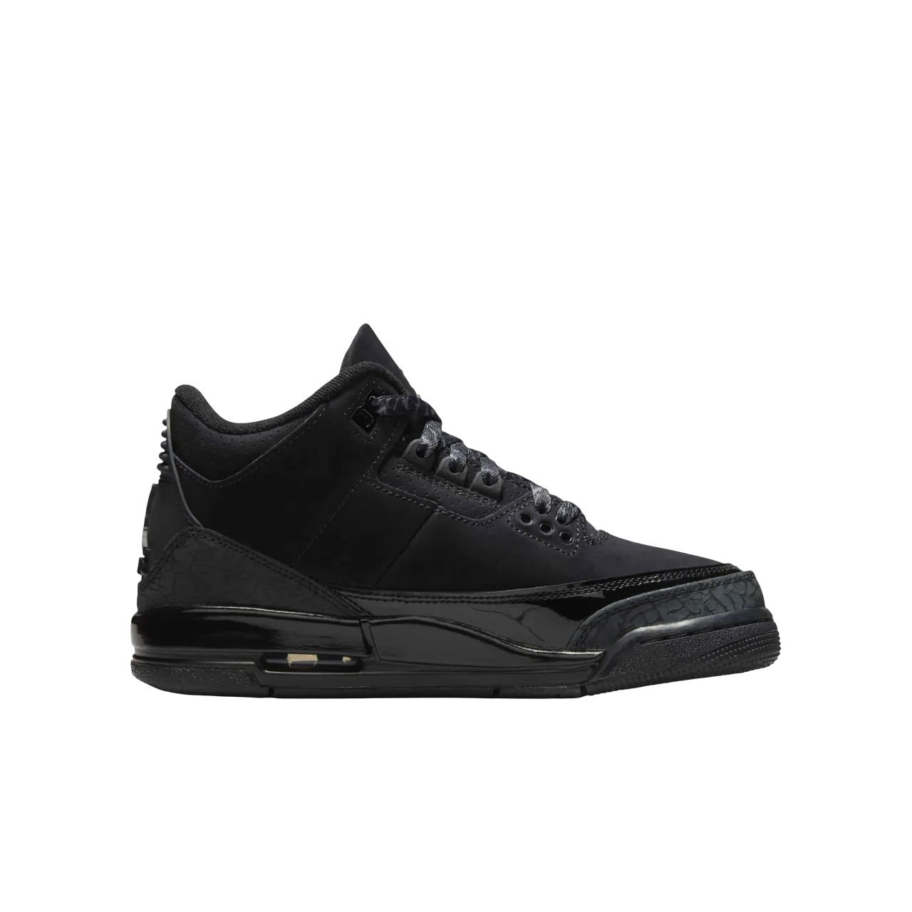 Nike Air Jordan 3 Black Cat Older Kids' Shoes Dm0967-001 Size 36