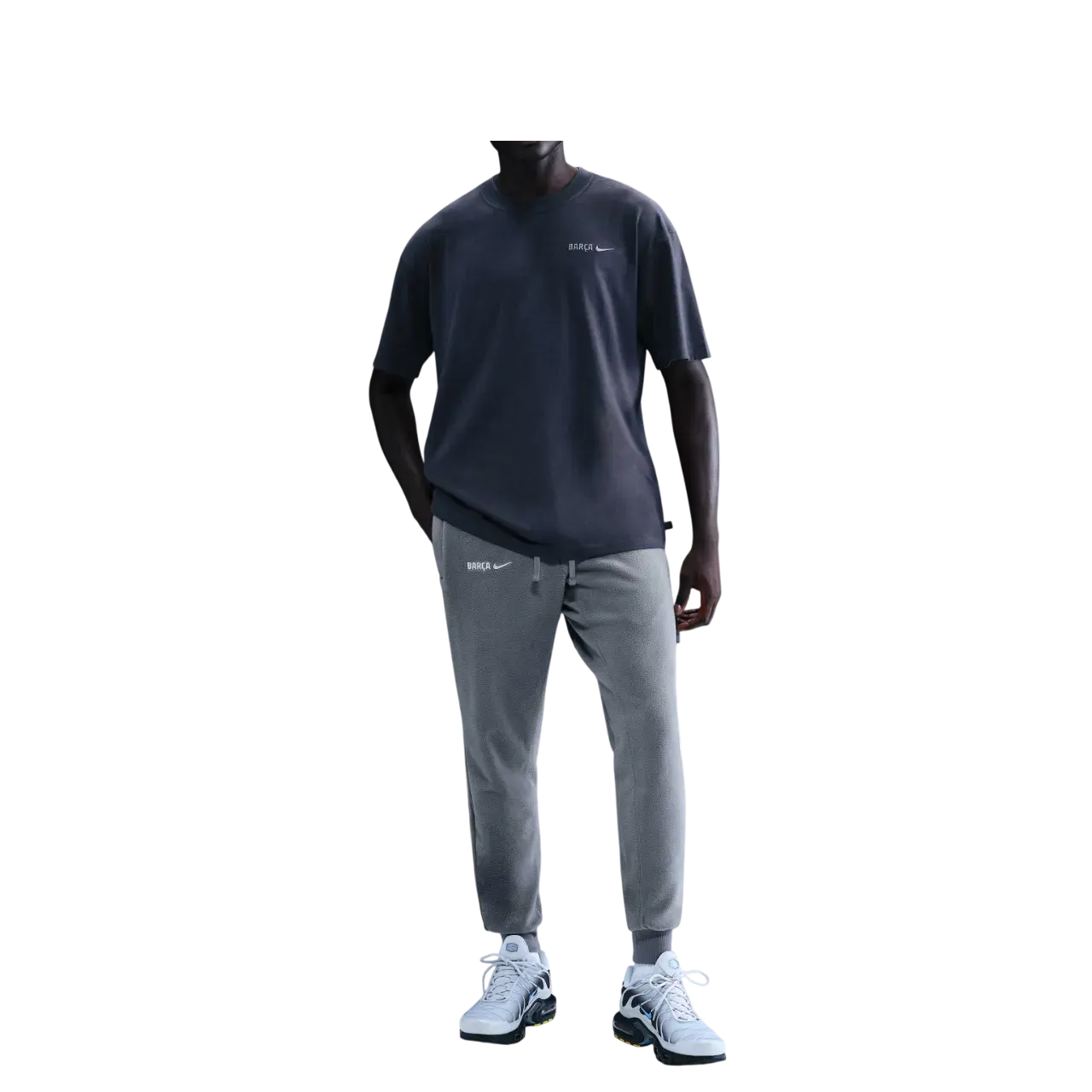 Nike Fc Barcelona Culture Of Football Men's Therma-fit Winterized Football Trousers Hm3748-084 Size S