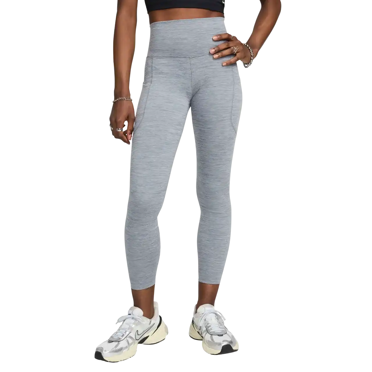 Nike Onewomen's High-waisted 7-8 Leggings With Pockets Fn3241-084 Size M