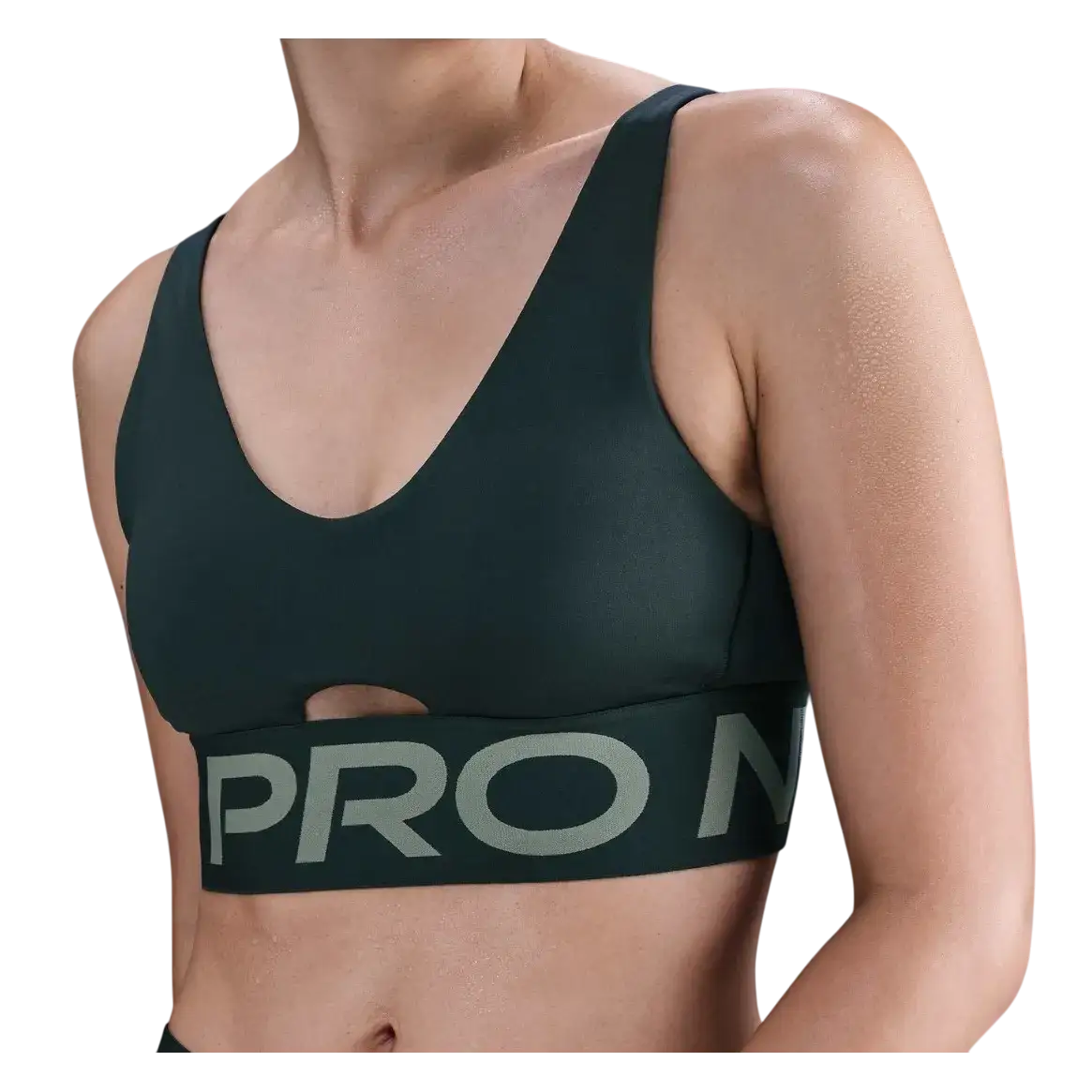 Nike Pro Indy Plungewomen's Medium-support Padded Sports Bra Hf7324-390 Size S