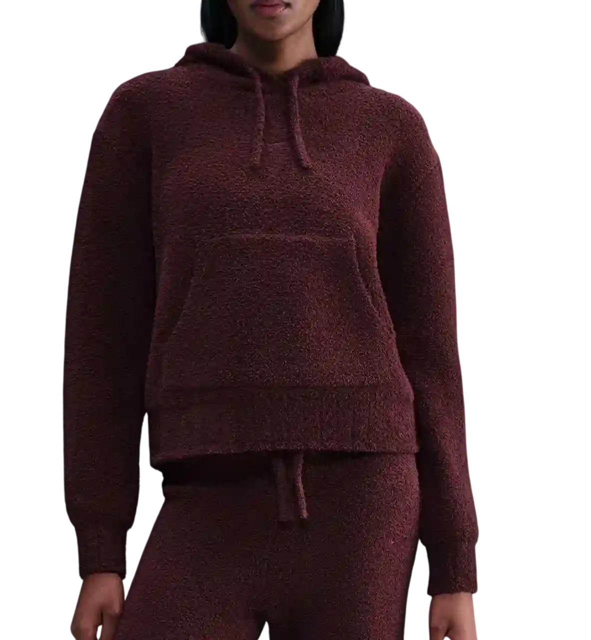 Nike Sportswear Phoenix Cosy Bouclé Women's Loose Knit Hoodie Hv2768-619 Size S