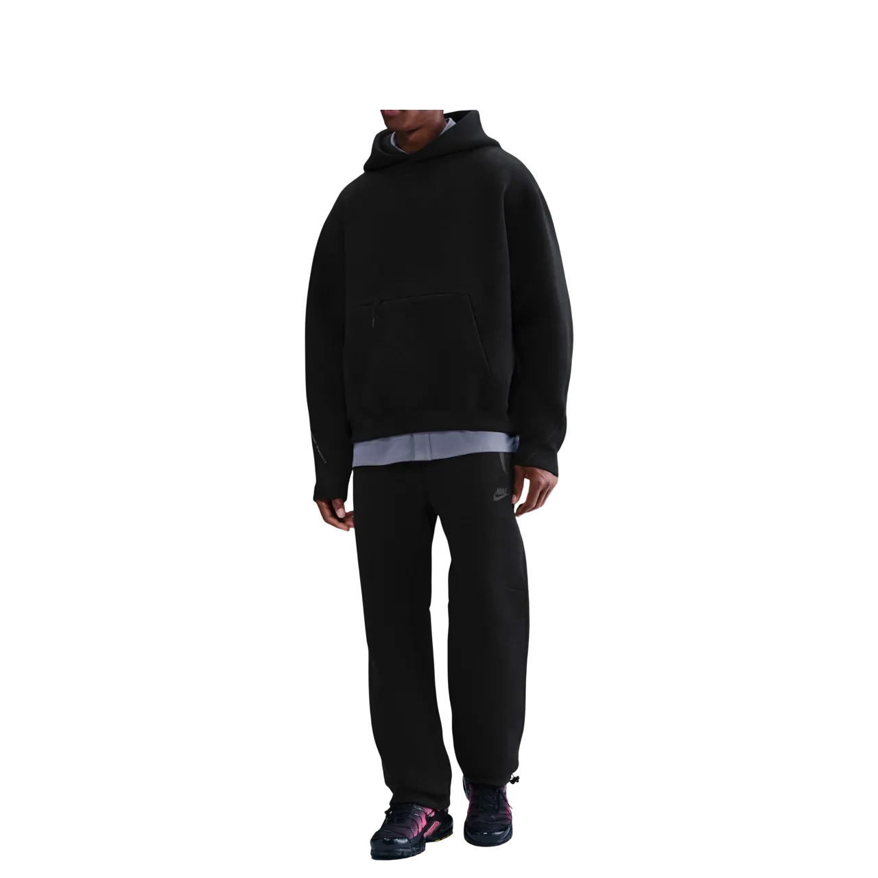 Nike Tech Men's Fleece Oversized Hoodie Hv6535-010 Size S